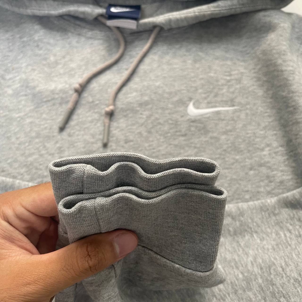 Nike × Vintage Vintage Nike Hoodie Grey Small Swoosh Logo Size US M / EU 48-50 / 2 - 5 Thumbnail