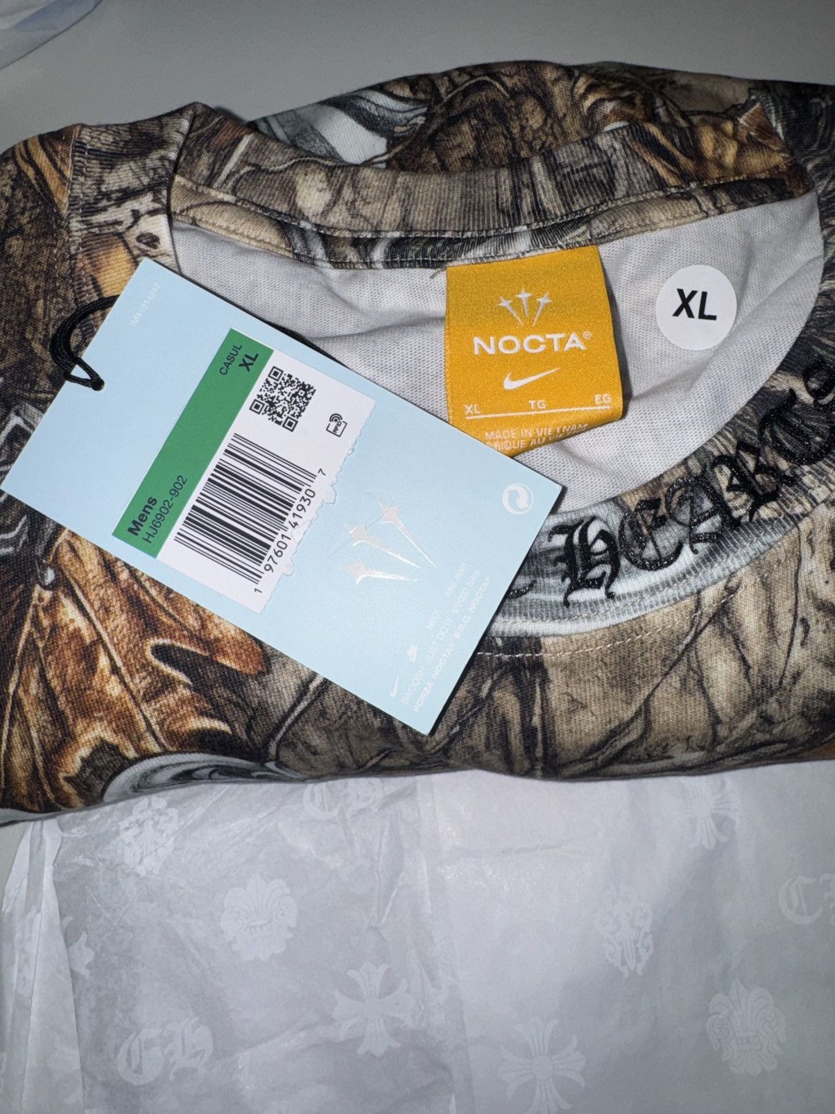 Chrome Hearts × Drake CHROME HEARTS × NOCTA X DRAKE CAMO HORSESHOE TEE Size US XL / EU 56 / 4 - 13 Thumbnail