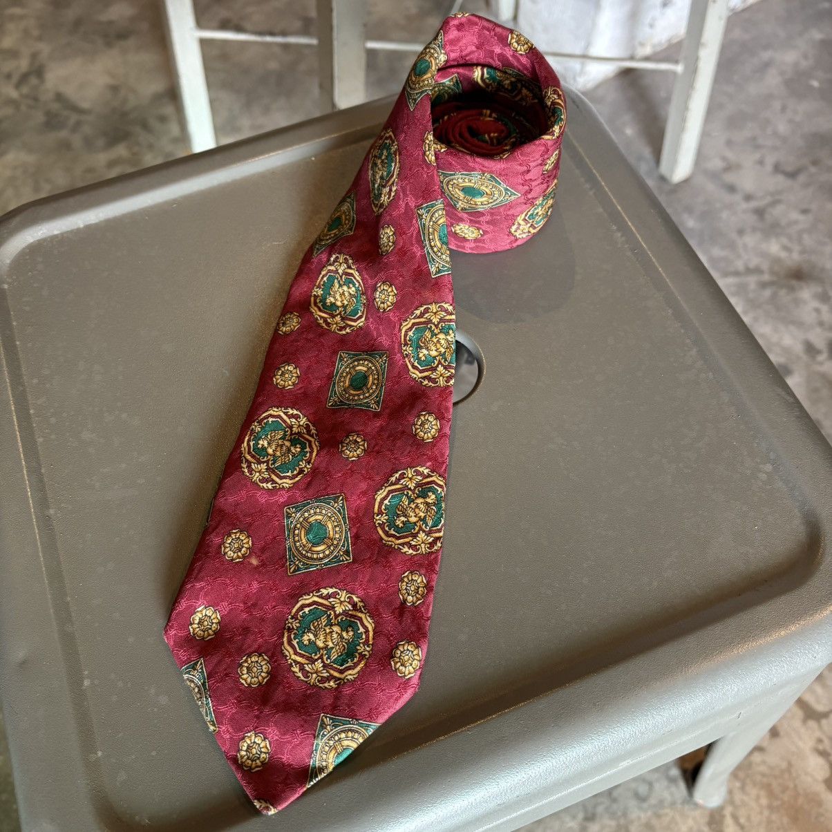 Dior Vintage Christian Dior Silk Tie Size ONE SIZE - 1 Thumbnail
