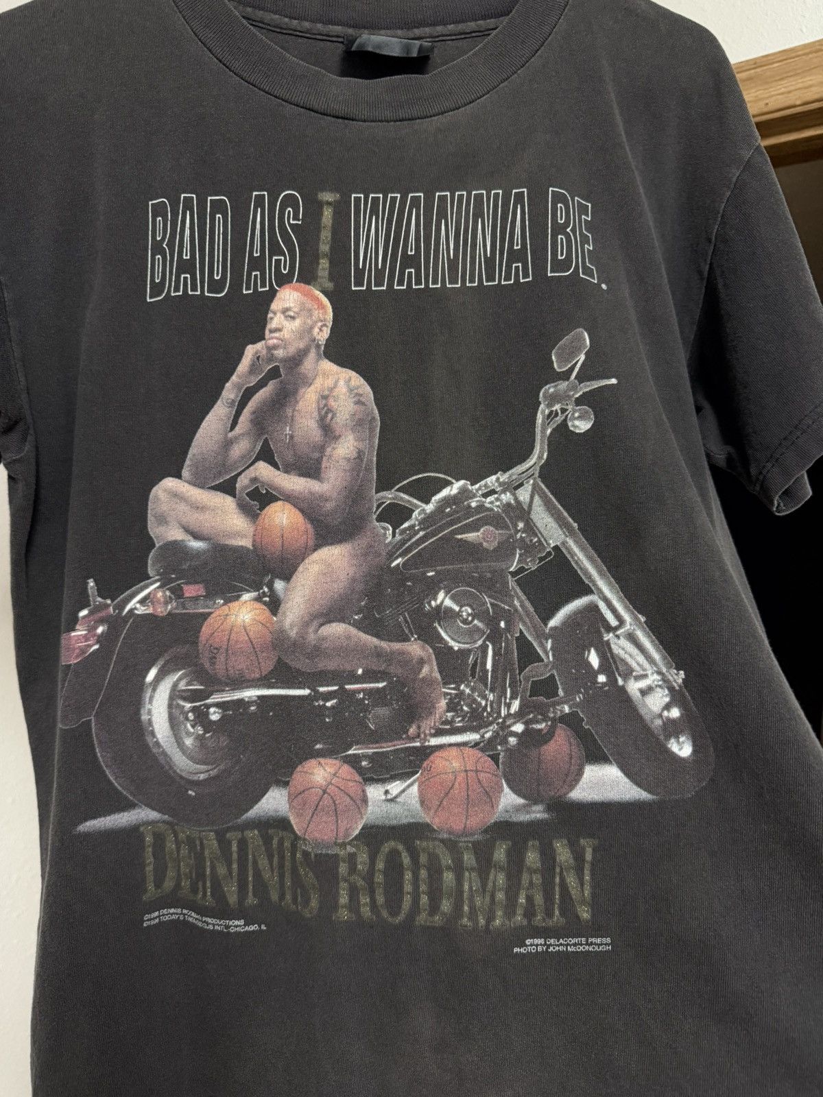 Other Vintage Dennis Rodman Bad As I Wanna Be T-Shirt Size US M / EU 48-50 / 2 - 1 Thumbnail