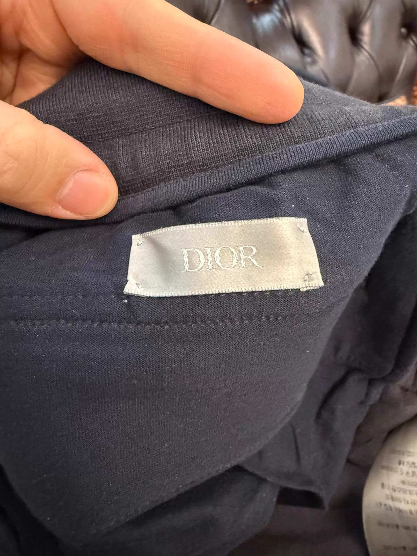 Dior Dior x Stussy Oversized Sweatpants M Black Size US 32 / EU 48 - 4 Thumbnail