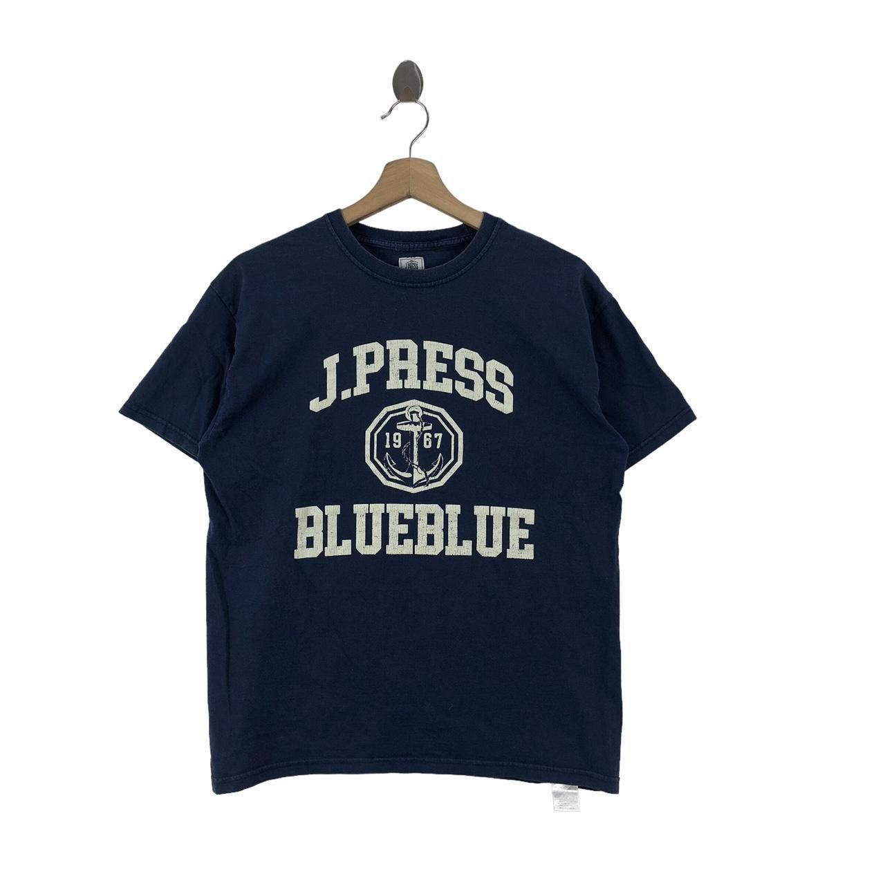 Blue Blue Japan BLUE BLUE JAPAN x J. PRESS Natural Dye Tee Shirt Top Size US M / EU 48-50 / 2 - 1 Thumbnail