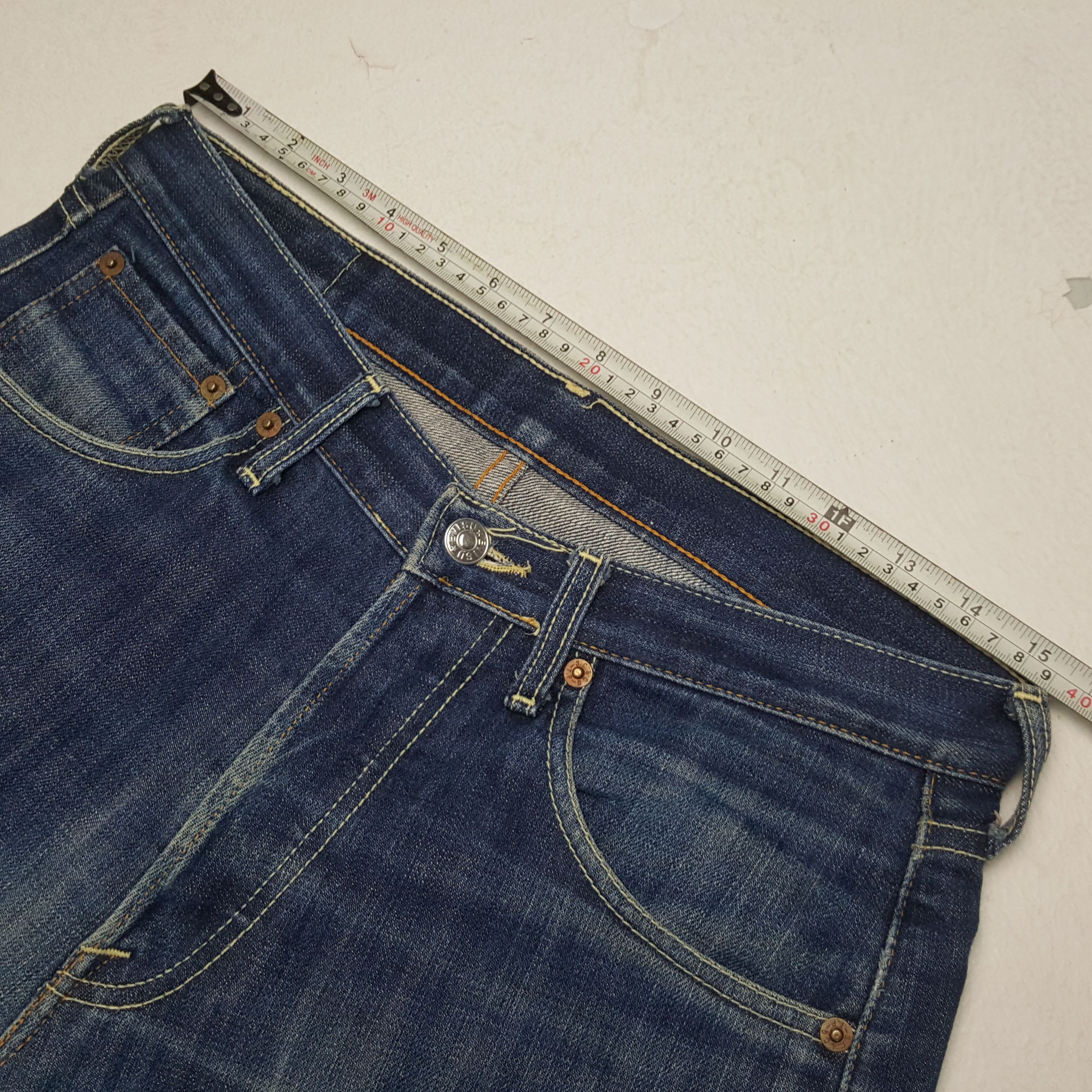 Evisu EVISU Japanese Brand Streetwear Custom Daicock Jeans Size US 31 - 7 Thumbnail