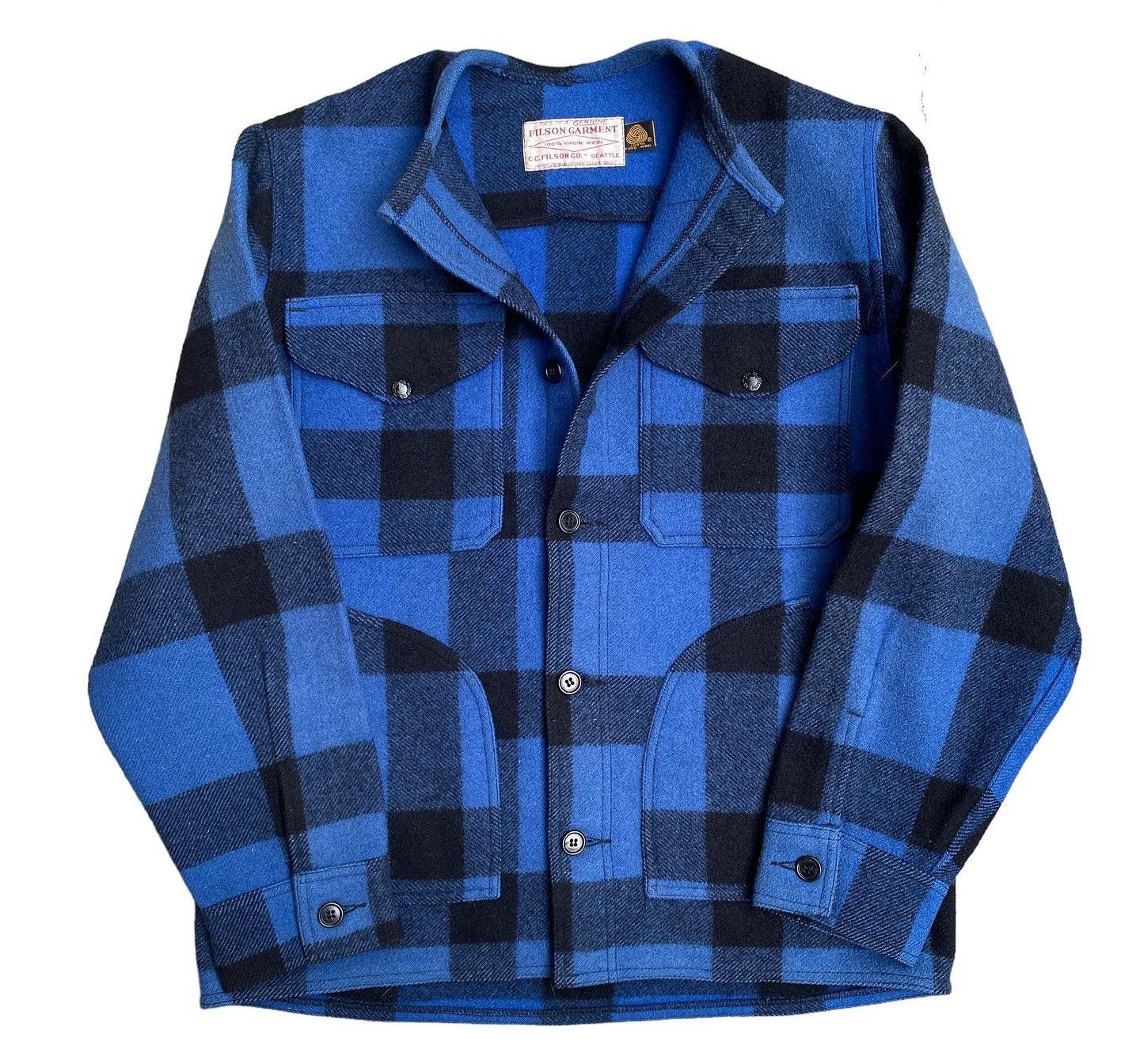 Filson FILSON MACKINAW WOOL BLUE PLAID CRUISER Size US XL / EU 56 / 4 - 3 Thumbnail