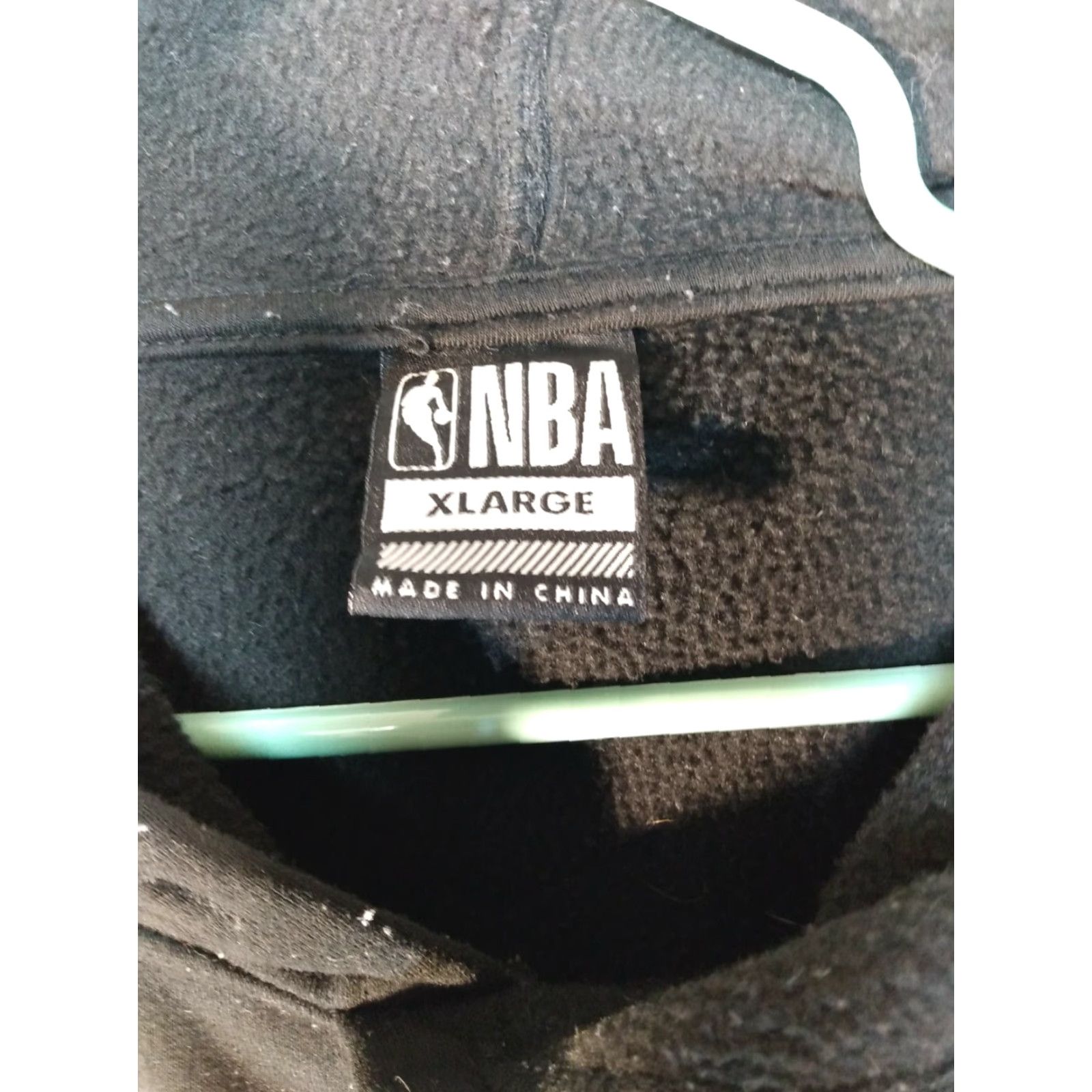 NBA NBA Hoodie Men XL Black Camouflage Logo Soft Texture Pullover Graphic Print Hooded Pockets Size US XL / EU 56 / 4 - 4 Thumbnail