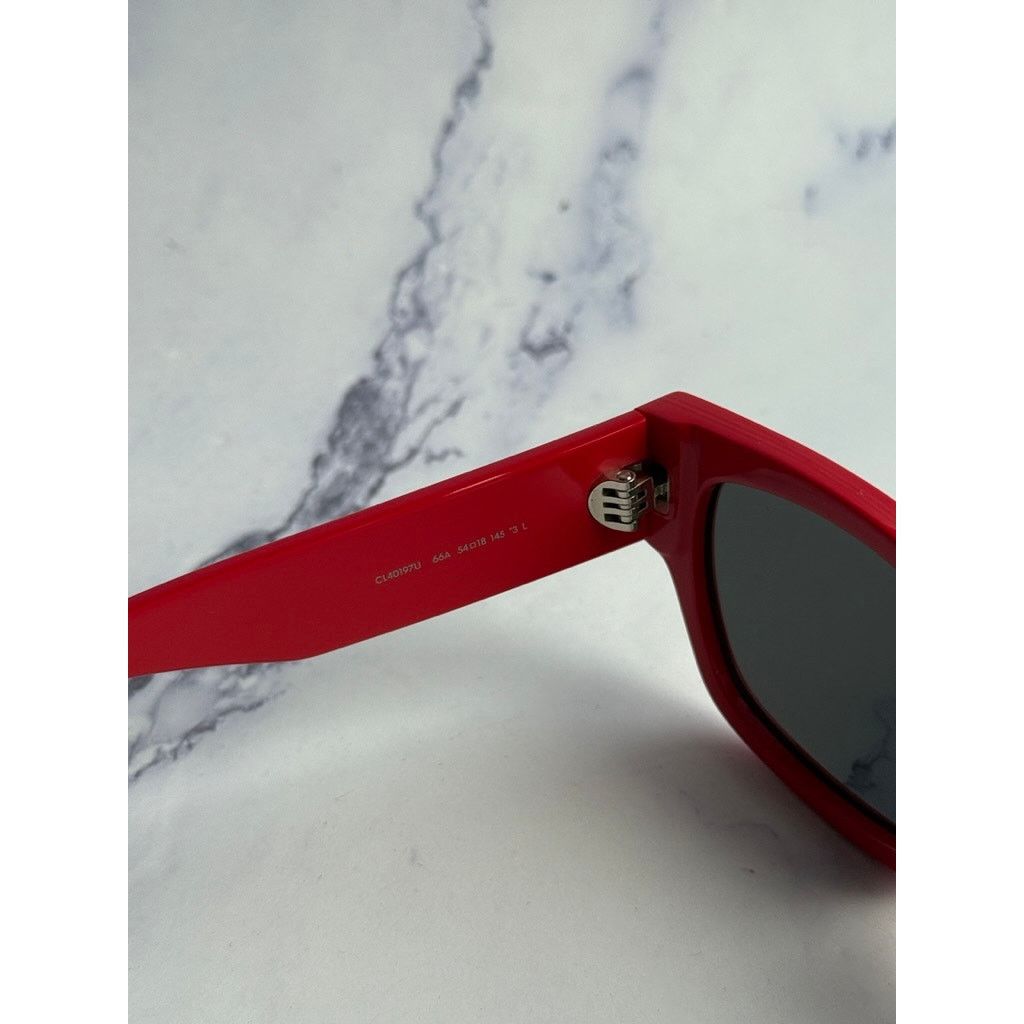 Celine NEW Celine CL40197U Cat Eye Red Logo Sunglasses Size ONE SIZE - 6 Thumbnail