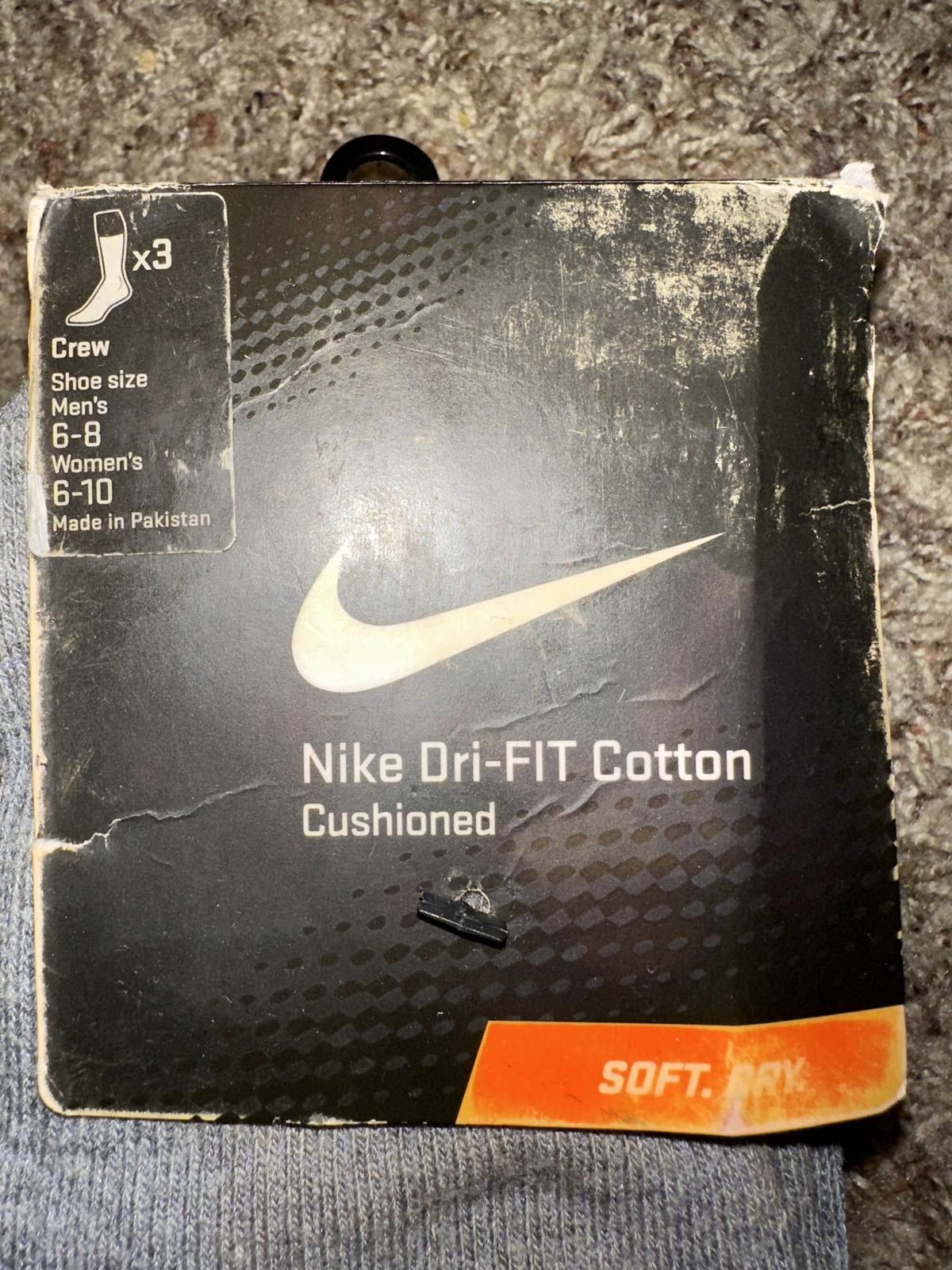 Nike Nike Men’s 3-pack Everyday Cushion Crew Training Socks Size ONE SIZE - 5 Thumbnail