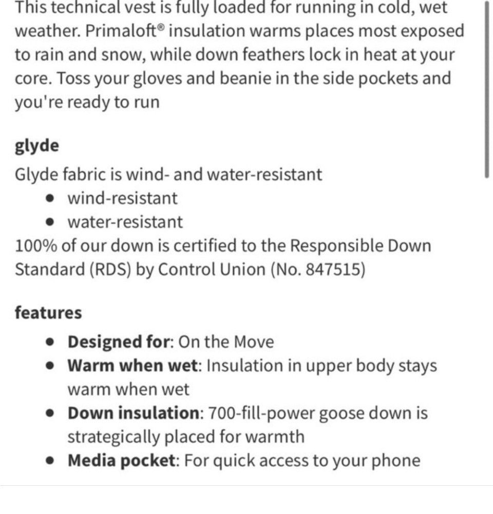 Lululemon NWT Lululemon Down For IT All Vest Dark Adobe, Sz. 4 Size S / US 4 / IT 40 - 10 Thumbnail