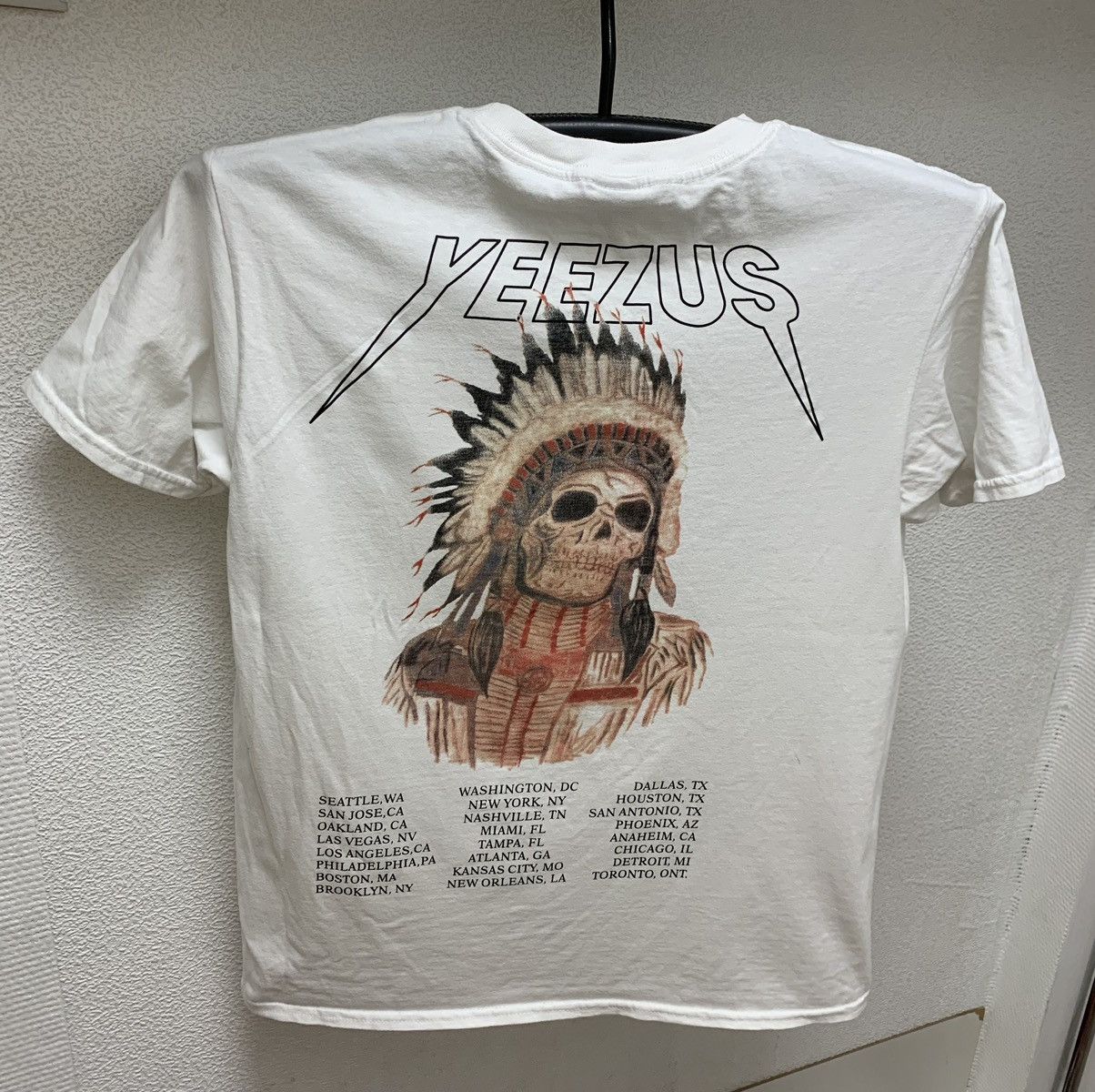 Band Tees Kanye West Yeezus rap tour t-shirt M sz Size US M / EU 48-50 / 2 - 2 Thumbnail