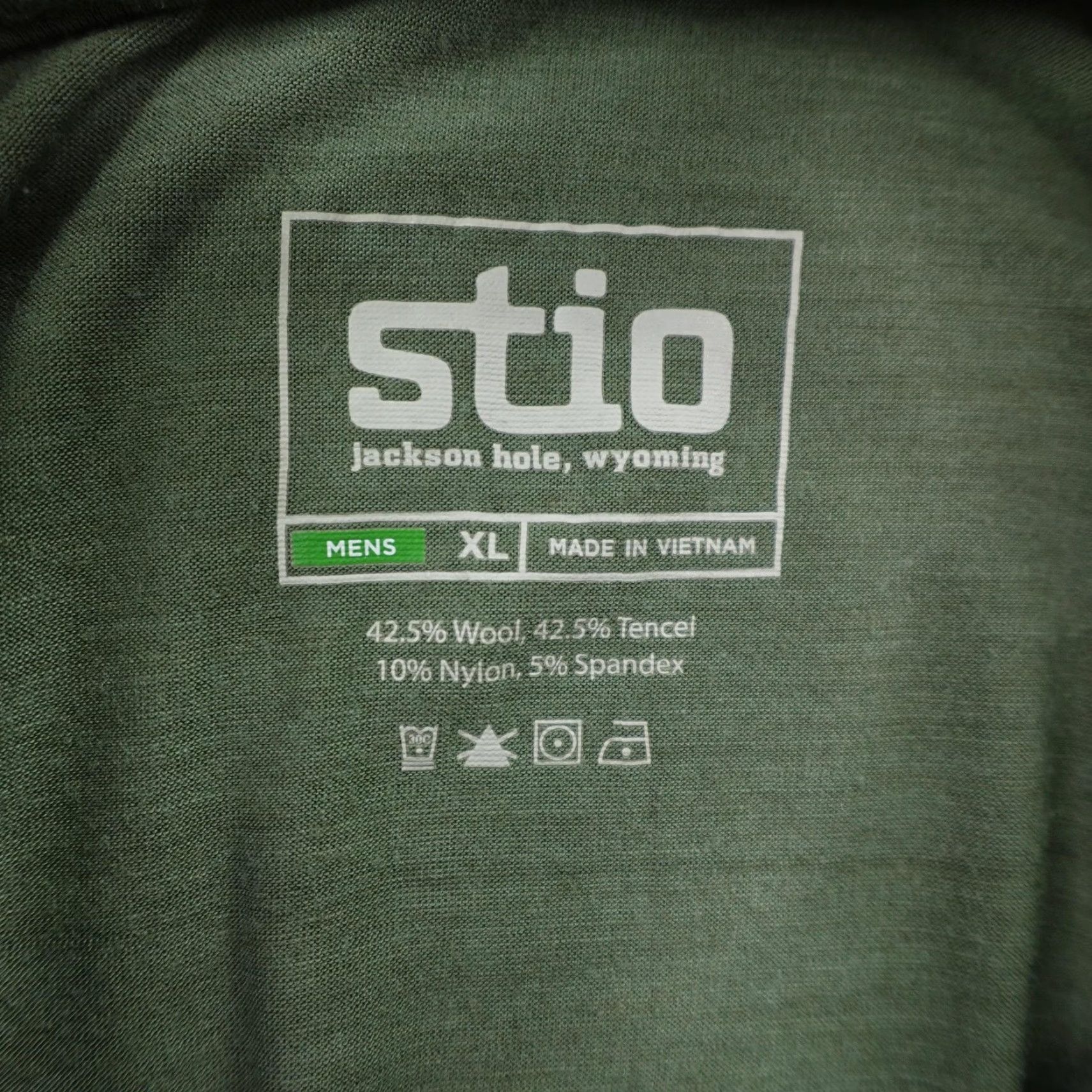 Vintage Stio Polo Shirt Mens XL Green Wool Tencel Blend Performance Flex Alpine Golf Size US XL / EU 56 / 4 - 7 Thumbnail