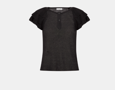 image of Dior O1Bcso1Str0524 Top In Black, Women's (Size XL)