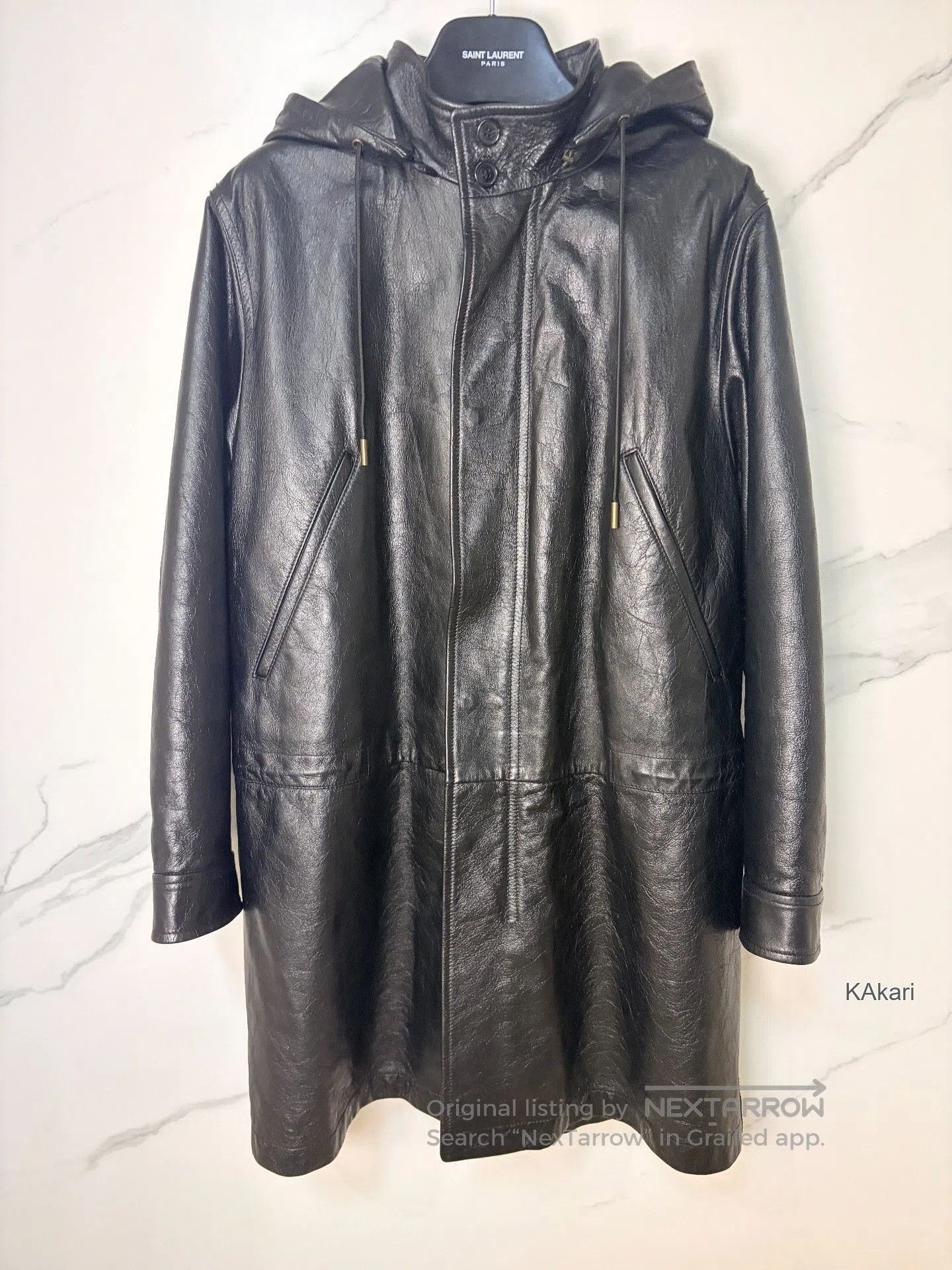 Saint Laurent Paris Saint Laurent SLP 19SS Poster Leather Trench. Size US M / EU 48-50 / 2 - 1 Thumbnail