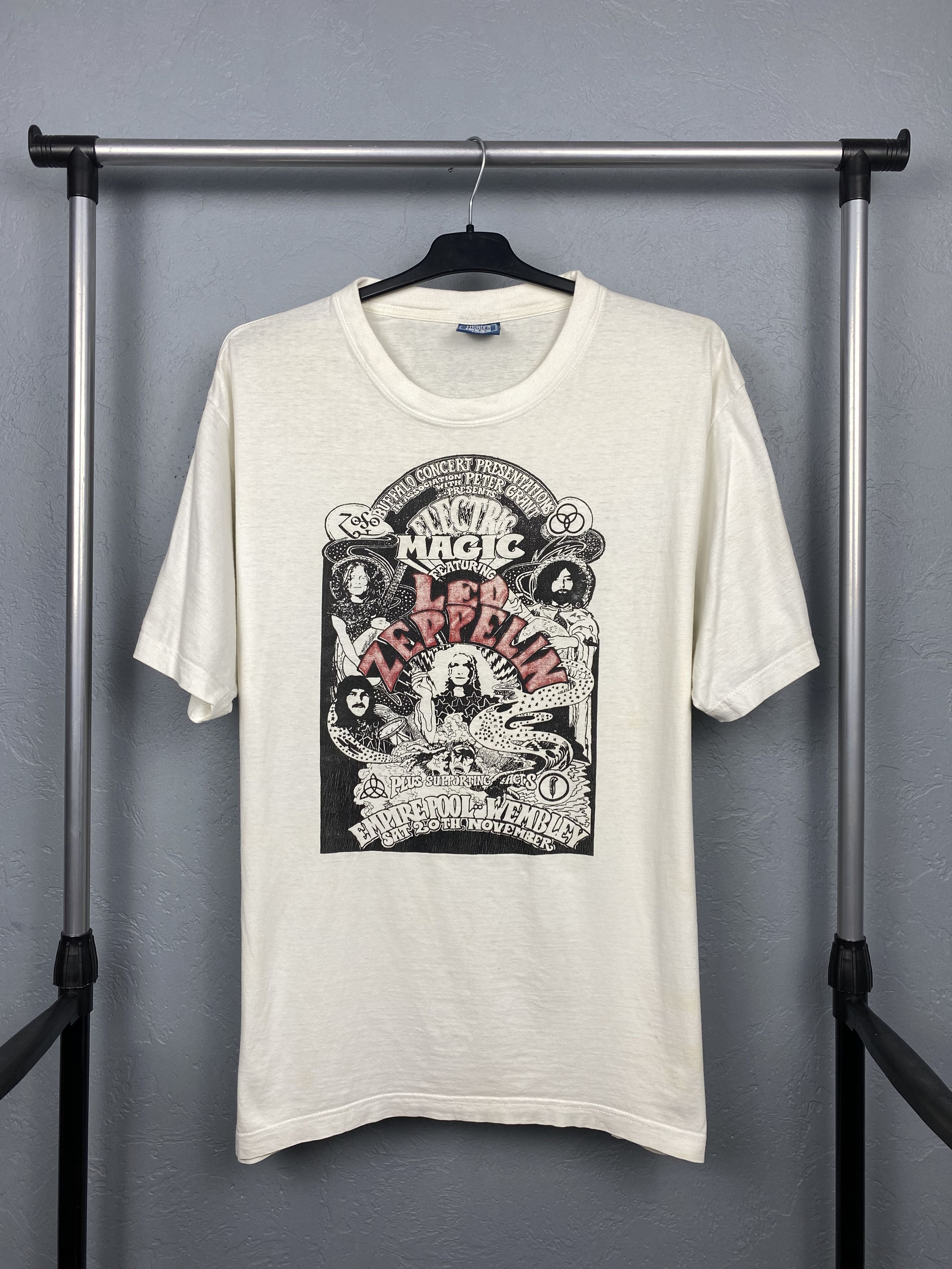 Led Zeppelin 90s Vintage Rock Band T-Shirt Tee