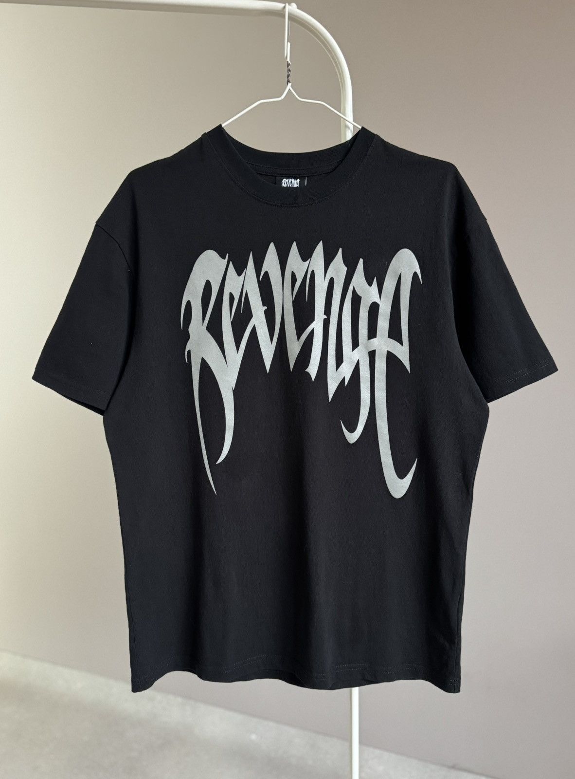 Other Revenge Bones Xxxtentacion Reflective Logo Tee T-shirt Black Size US M / EU 48-50 / 2 - 2 Thumbnail