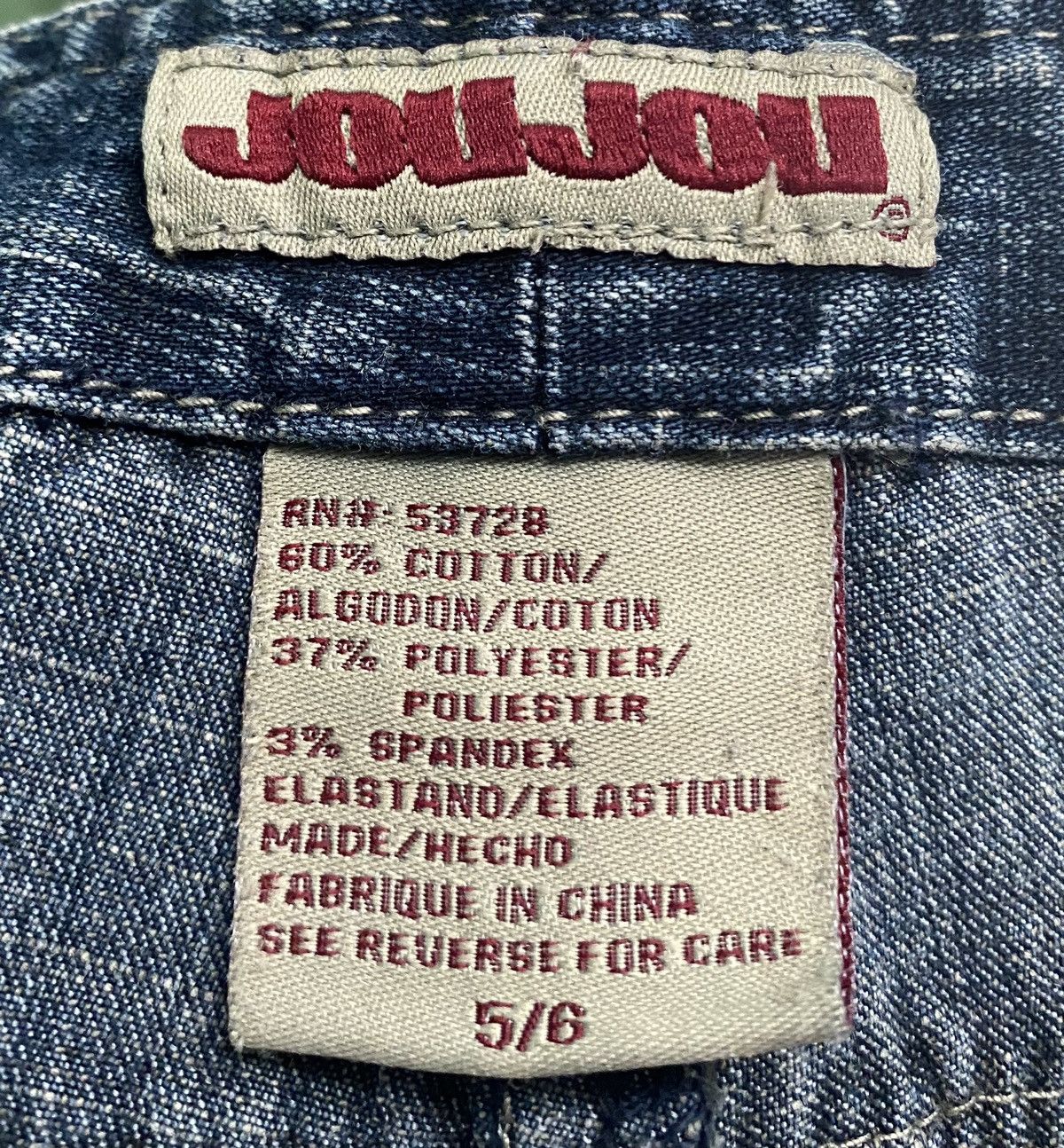 Other Vintage Y2K JouJou Bellbottom Flare Belted Jeans 28” Waist Size 28" / US 6 / IT 42 - 4 Thumbnail