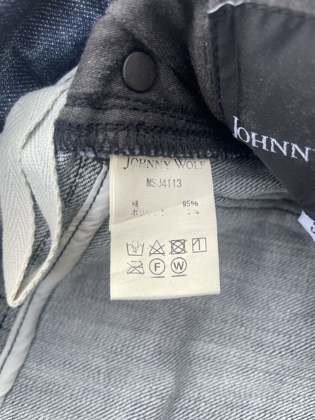 Japanese Brand 💥RARE💥2000s JAPANESE BRAND JOHNNY WOLF WHISKER ZIP FLARE Size US 34 / EU 50 - 5 Thumbnail