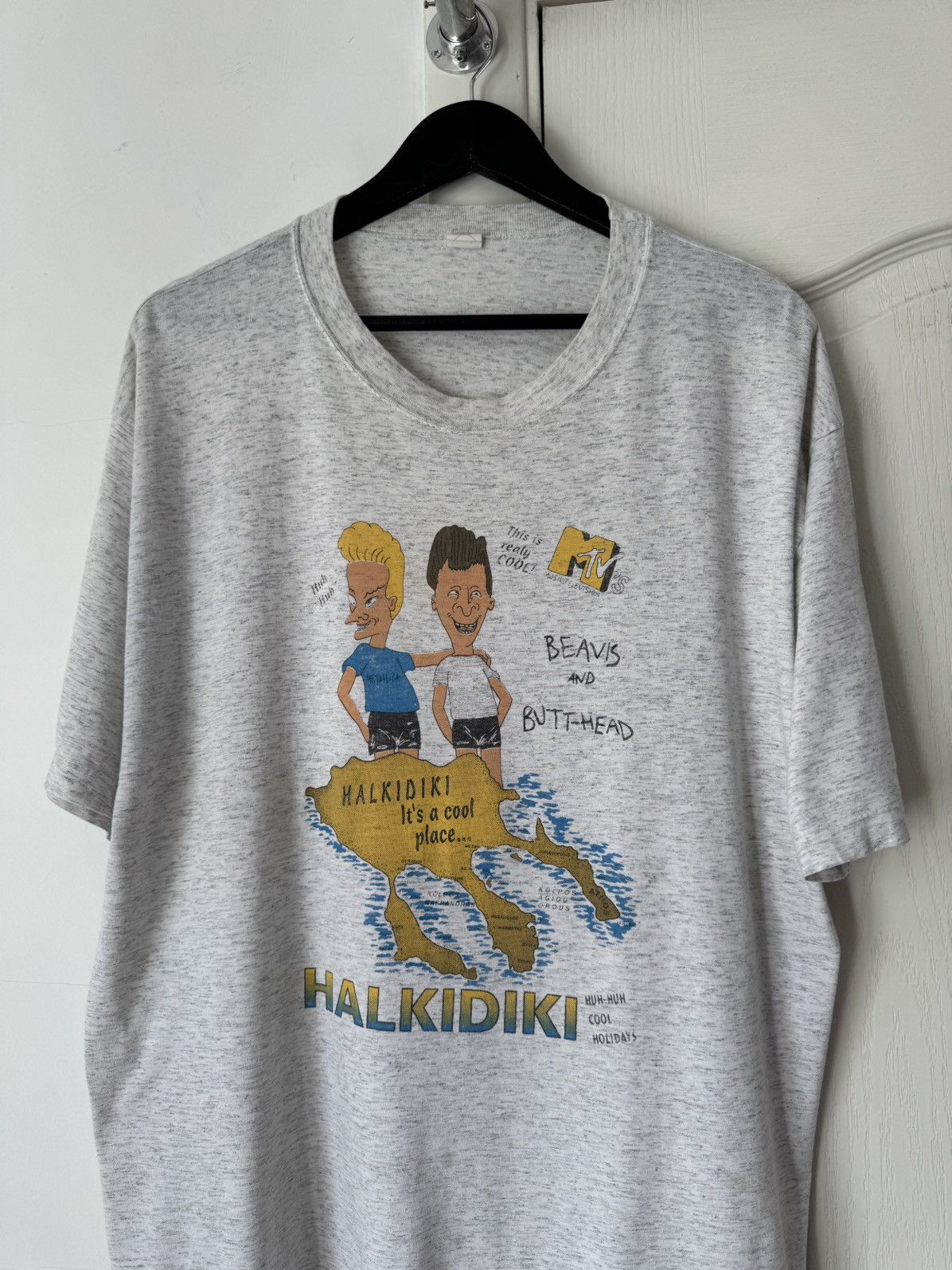 Mtv Vintage 1997 Beaves And Butthead Halkidiki Island Tee Size US XL / EU 56 / 4 - 2 Thumbnail