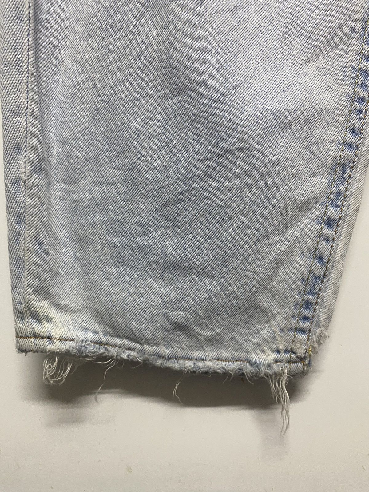 Levi's Levis Premium Jeans Distressed Denim Balloon Leg Big E Pants Size 26" / US 2 / IT 38 - 11 Thumbnail