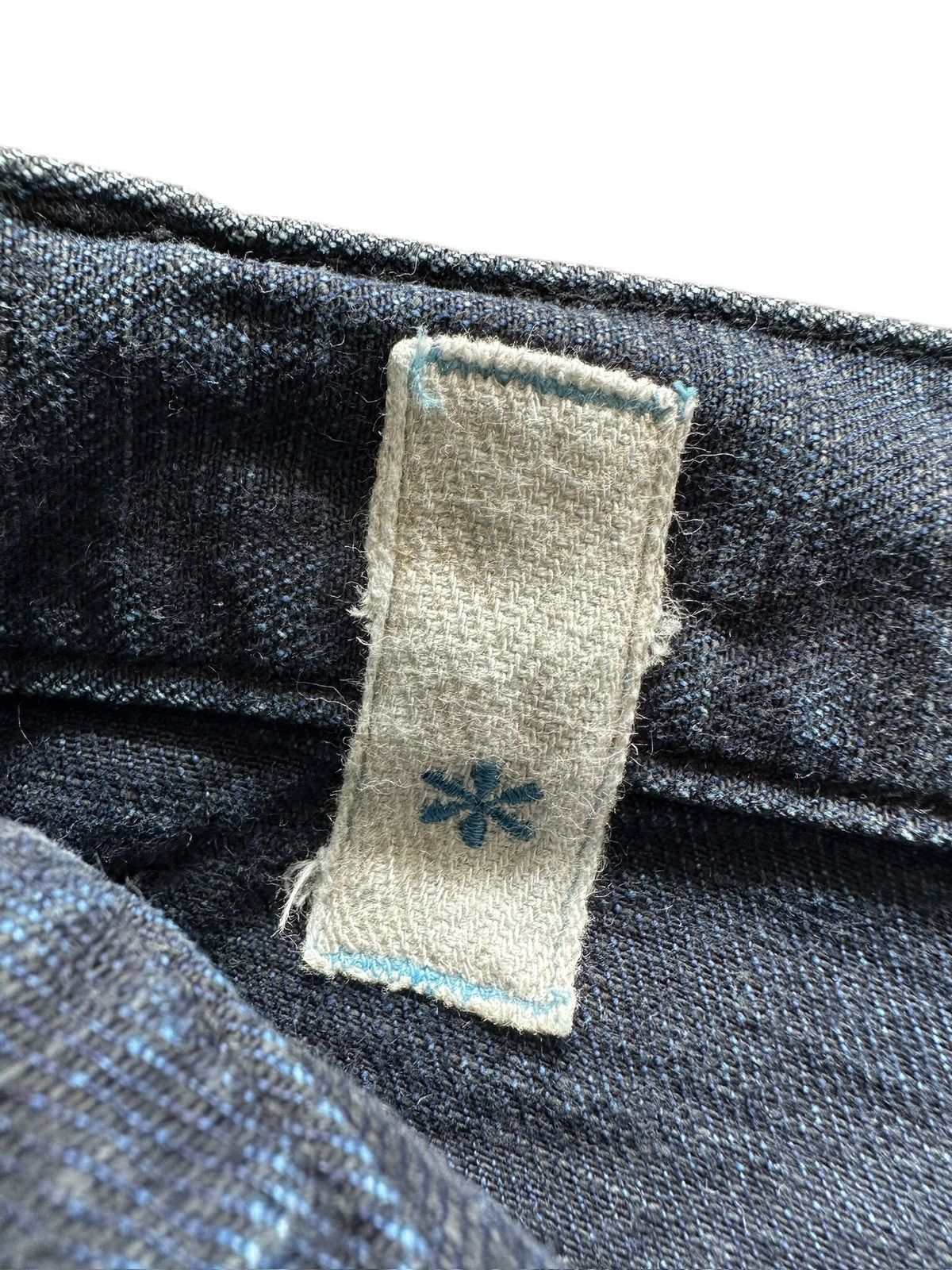 Japanese Brand Bloomy Asterisk hybrid indigo dyed denim Size US 31 - 10 Thumbnail