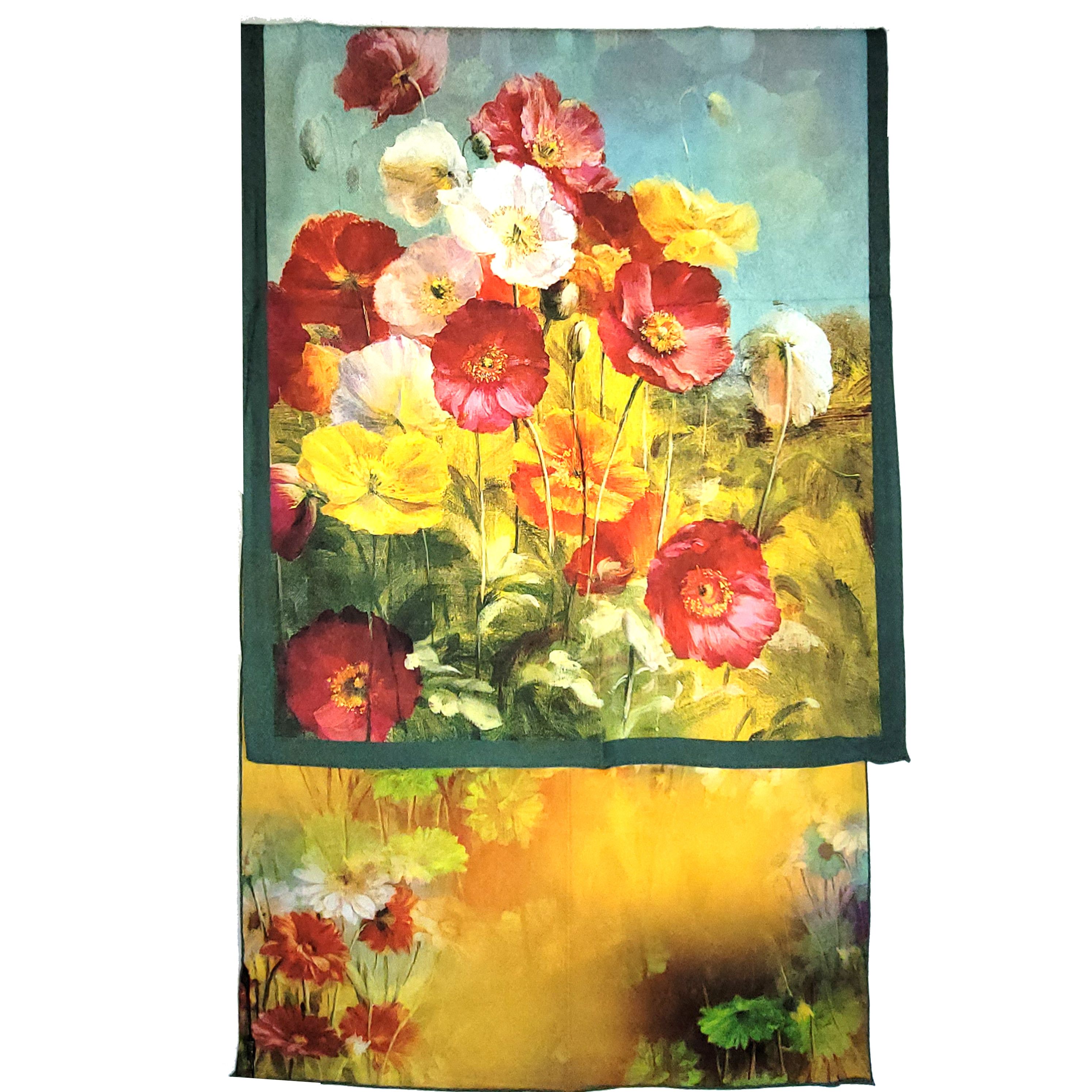 Other NWT Double-Sided Silk Scarf 27"x70" Long Rectangle Wrap 3331 Size ONE SIZE - 1 Thumbnail