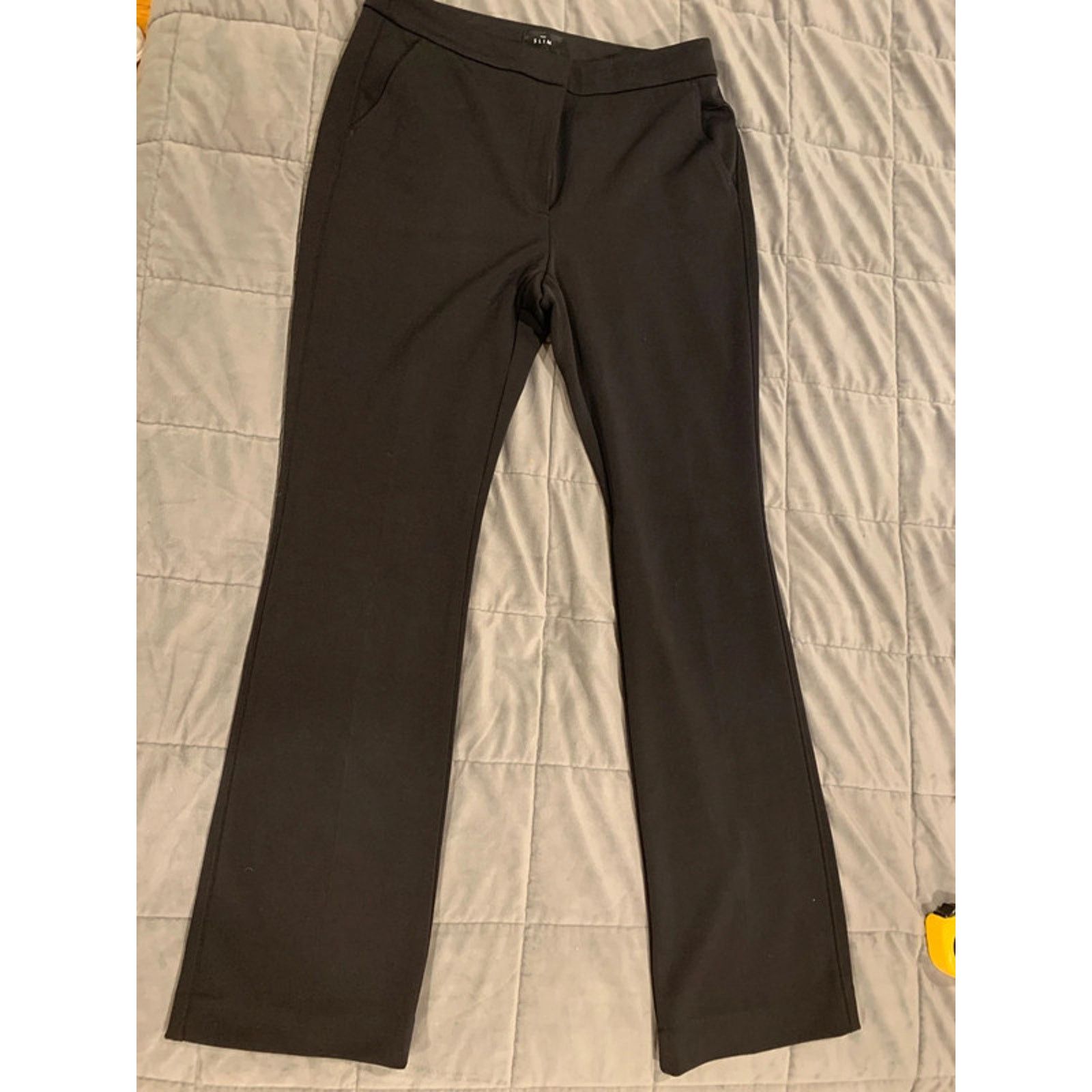White House Black Market WHITE HOUSE BLACK MARKET The Slim Straight Black Pants 8 Size 30" / US 8 / IT 44 - 2 Thumbnail