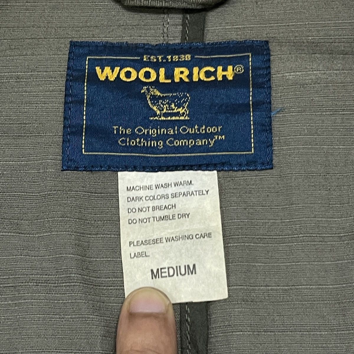Woolrich Woolen Mills Vintage Woolrich Cargo Pockets Military Field Jacket Size US M / EU 48-50 / 2 - 16 Thumbnail