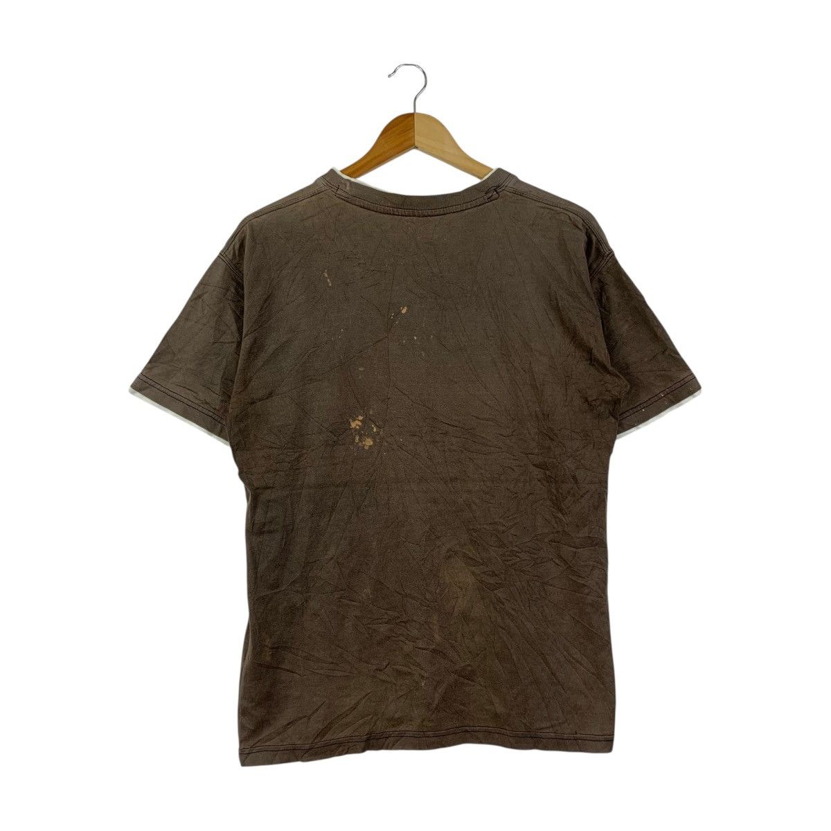 Vintage Vintage Rilakkuma Brown Distressed Graphic Tee Japan Size US L / EU 52-54 / 3 - 4 Thumbnail