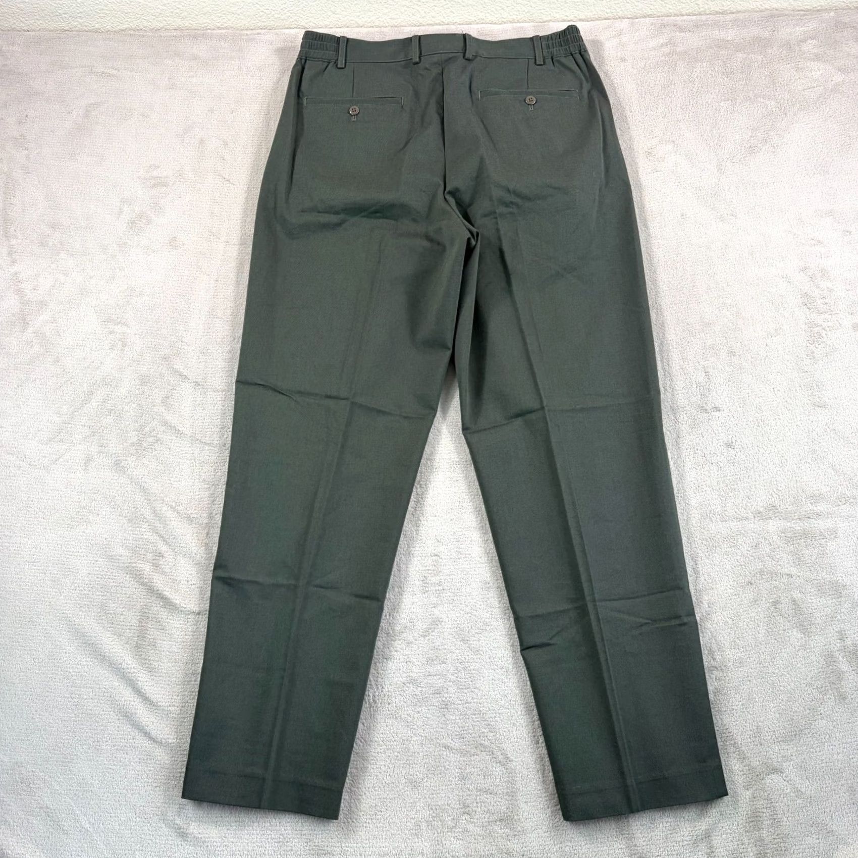 Todd Snyder Todd Snyder Italian Wool-Cotton Modern Trousers Olive Green Men Large L Wallop NWT Dress Pants Size US 33 - 5 Thumbnail
