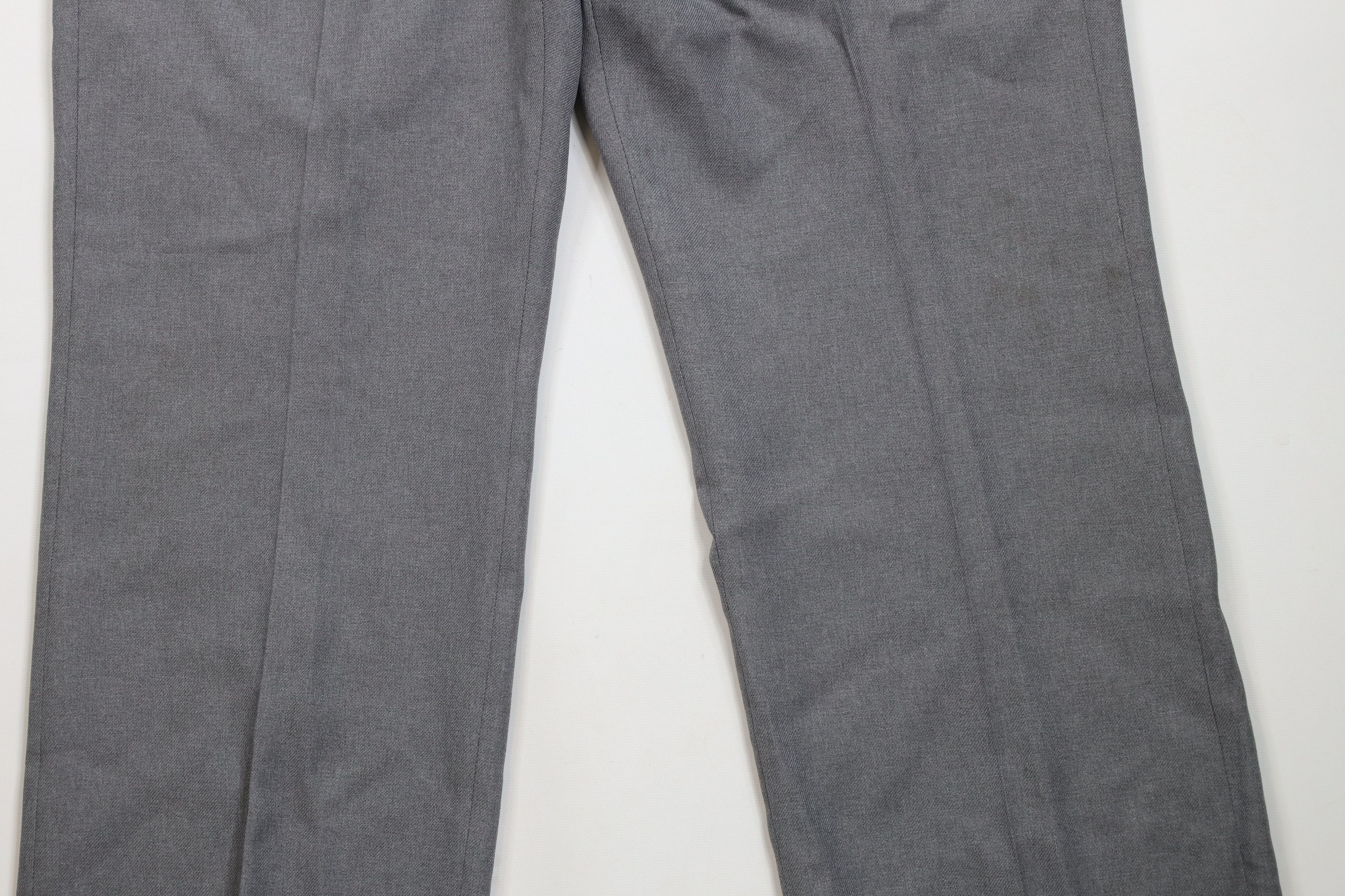 Vintage Vintage 70s Streetwear Knit Bell Bottoms Chino Pants Gray Size US 40 / EU 56 - 3 Thumbnail