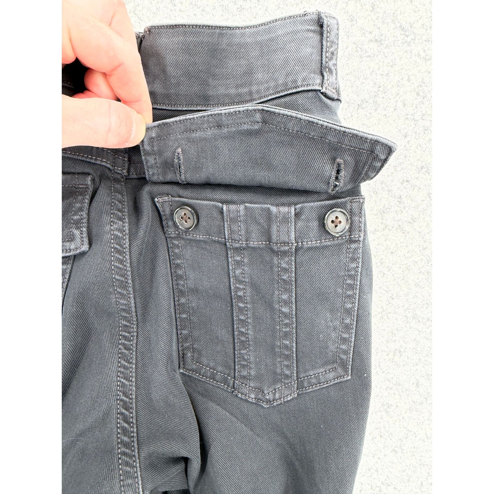 Spanx NWT SPANX Stretch Twill Washed Ankle Cargo Pants Petite XS Size 23" - 9 Thumbnail