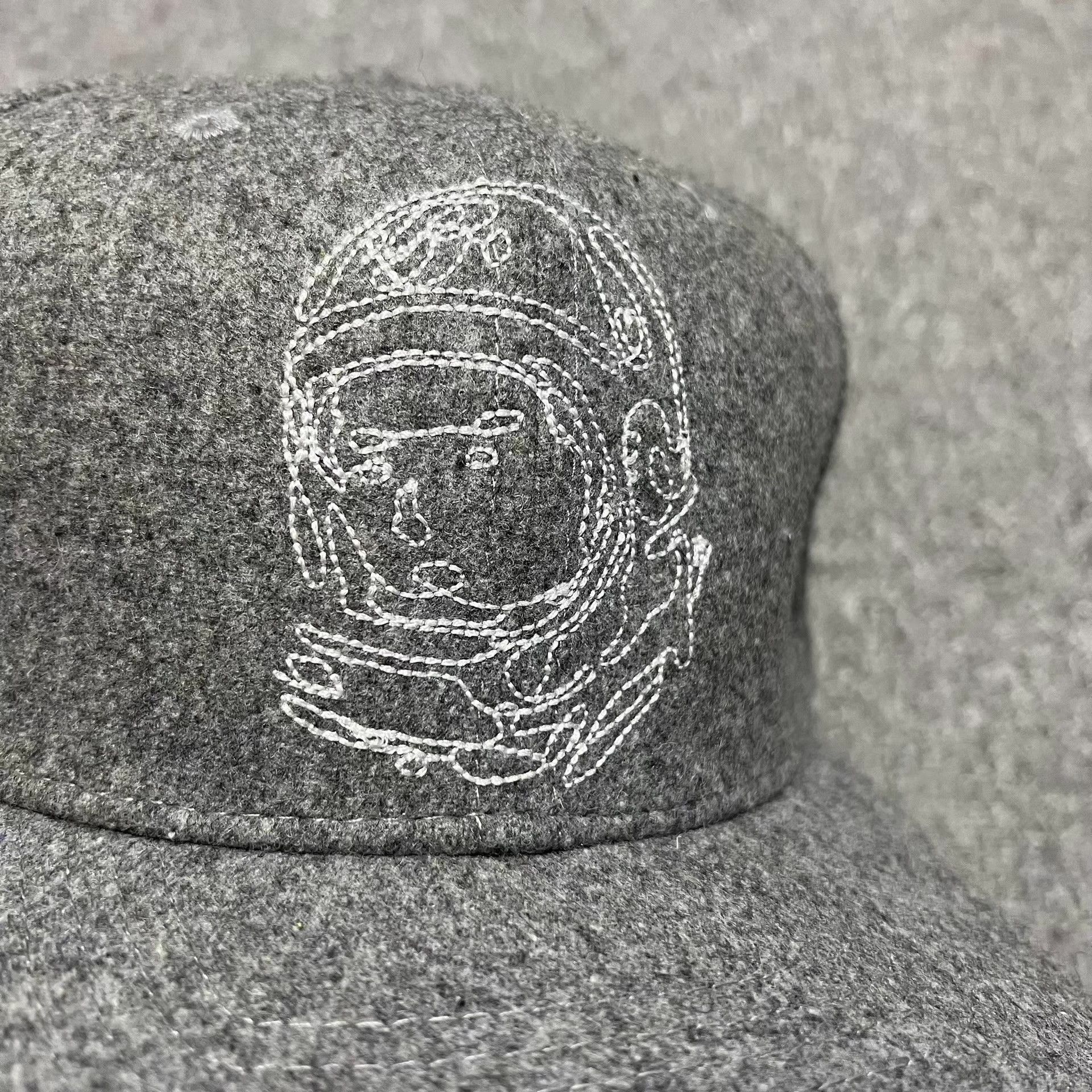 Billionaire Boys Club BBC EU Single-Line Astronaut Wool Blend Baseball Cap Q7 Size ONE SIZE - 2 Thumbnail