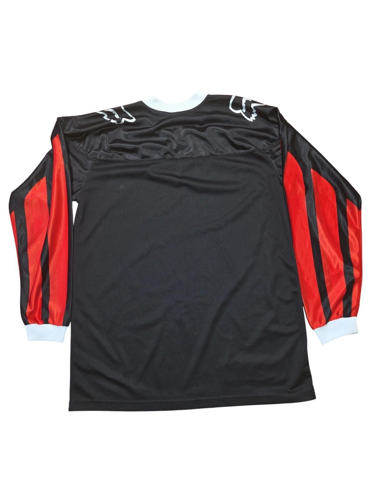 Fox Racing 90s Honda Fox Motocross Jersey Men's L Black Red Team Issue Size ONE SIZE - 7 Thumbnail