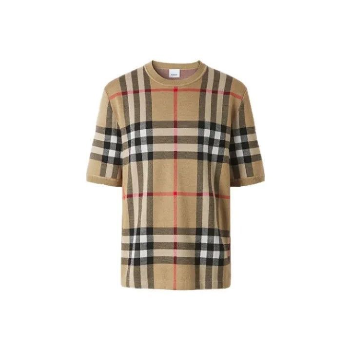 Burberry Burberry Burberry SS21 Plaid Short Sleeve T-Shirt-2507 Size US M / EU 48-50 / 2 - 1 Thumbnail