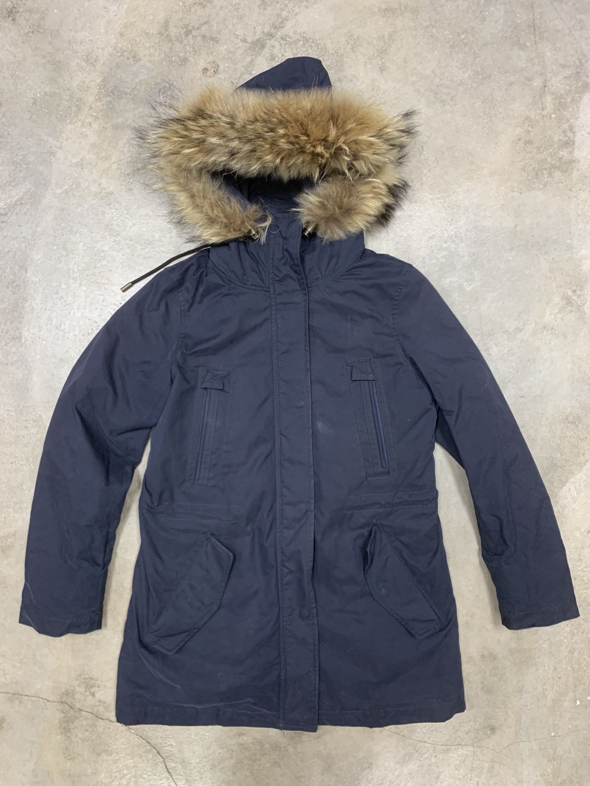 Yohji Yamamoto Vintage INED Depuis 1992 Faux Fur Hooded Jacket Size US S / EU 44-46 / 1 - 1 Thumbnail
