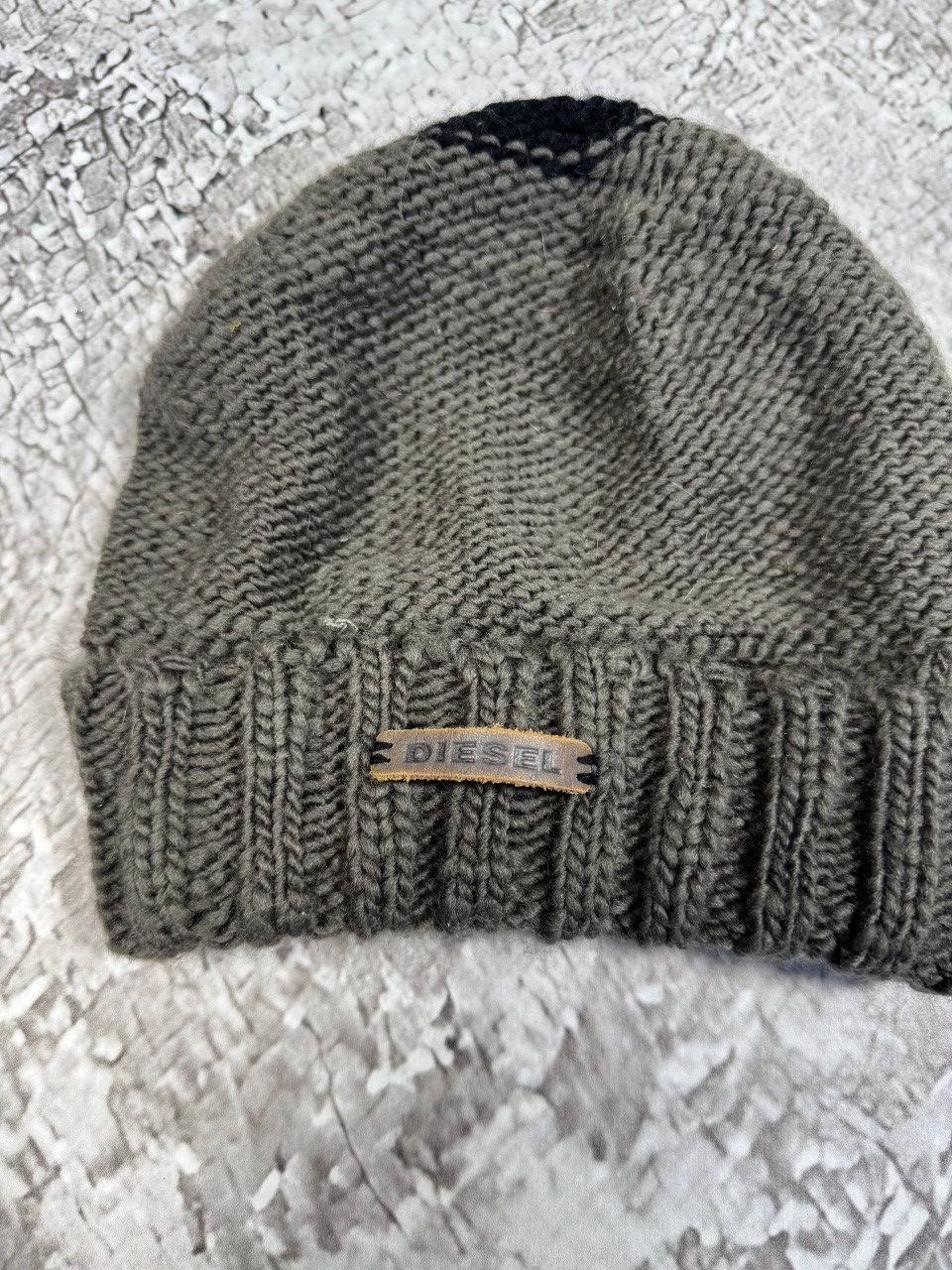 Diesel Vintage Diesel Wool Winter Hat OS Size ONE SIZE - 2 Thumbnail
