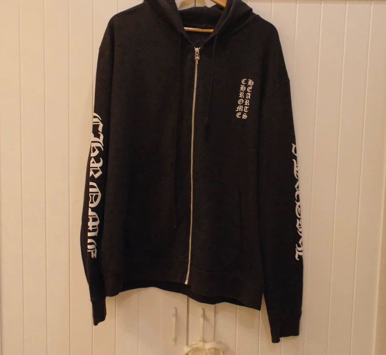 Chrome Hearts Chrome Hearts Zip-Up Hoodie With Cross Design Size US M / EU 48-50 / 2 - 1 Thumbnail