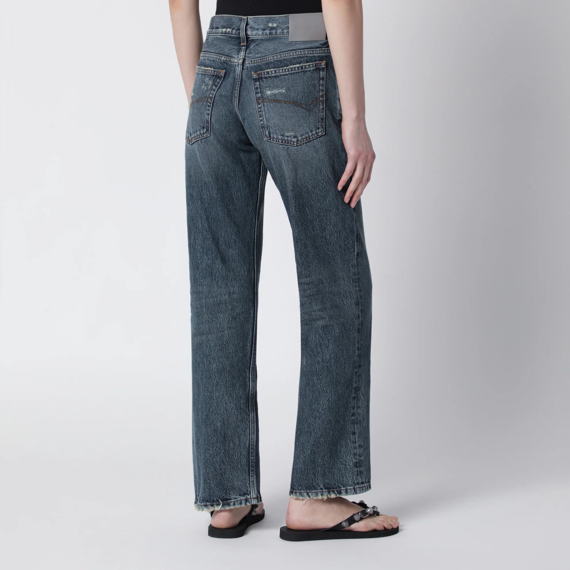 Balenciaga o1d2blof0426 Jeans in Blue Size 28" / US 6 / IT 42 - 2 Thumbnail