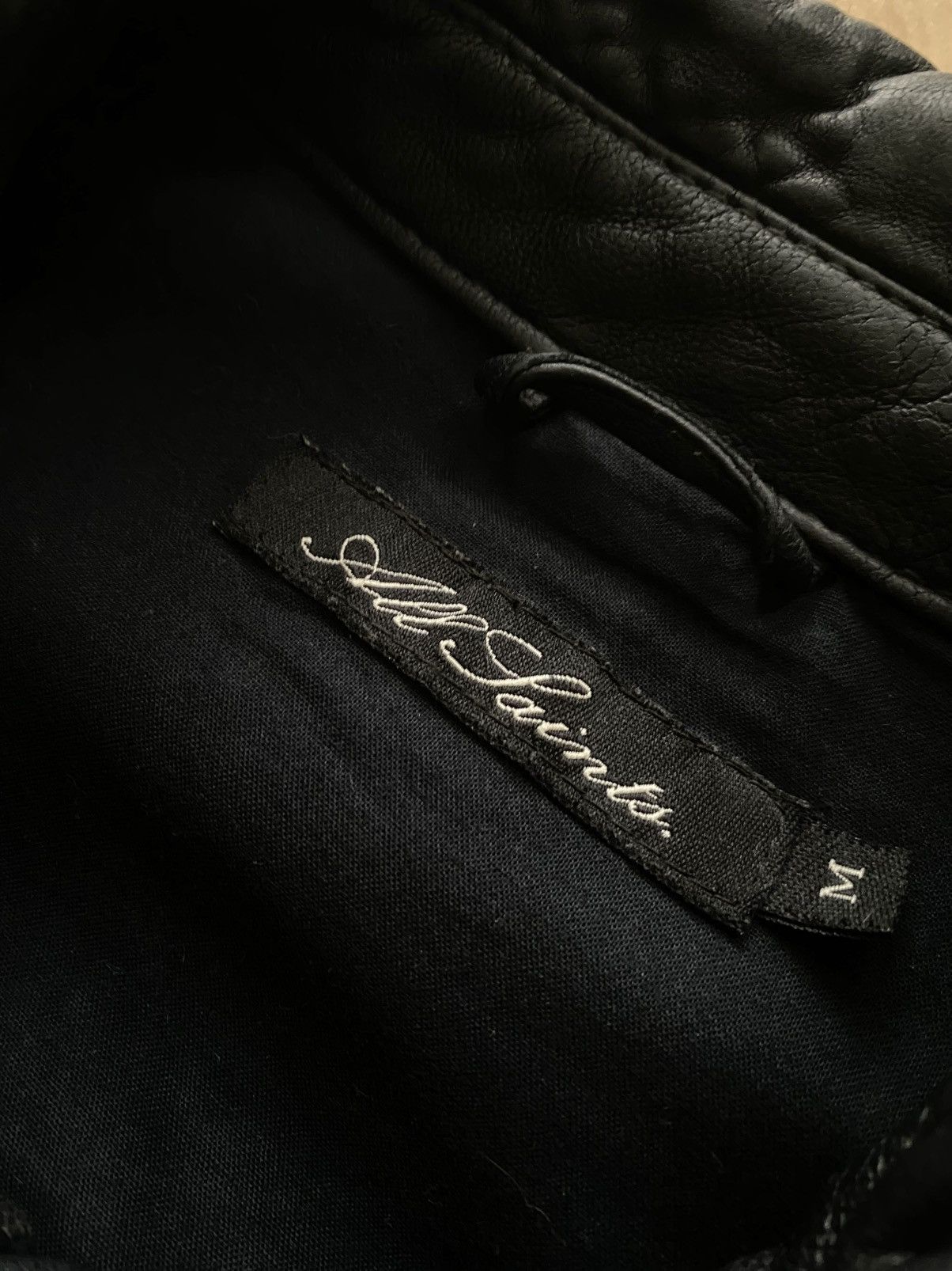 Allsaints Allsaints Stearn Leather Jacket AW2007 Size US M / EU 48-50 / 2 - 3 Thumbnail