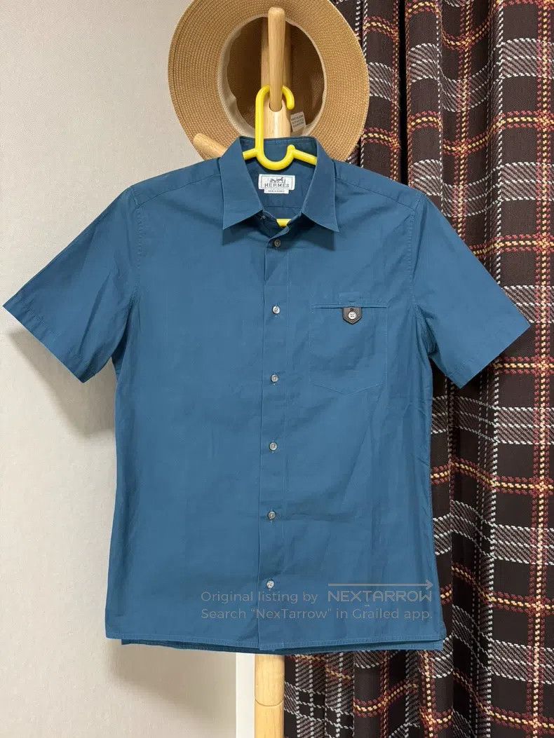 Hermes Hermes Short-sleeve shirt. Size US XXS / EU 40 - 1 Thumbnail