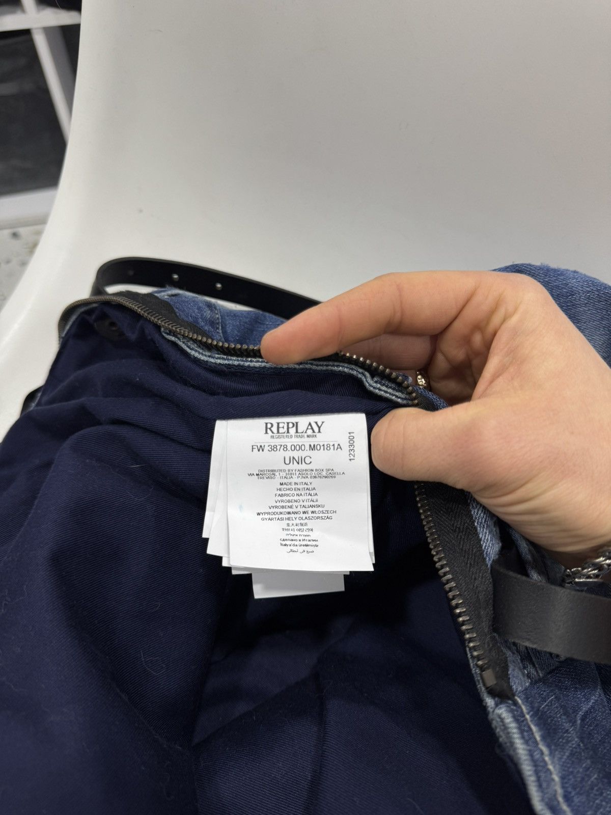 Replay Repley Upcycled denim bag Size ONE SIZE - 11 Thumbnail