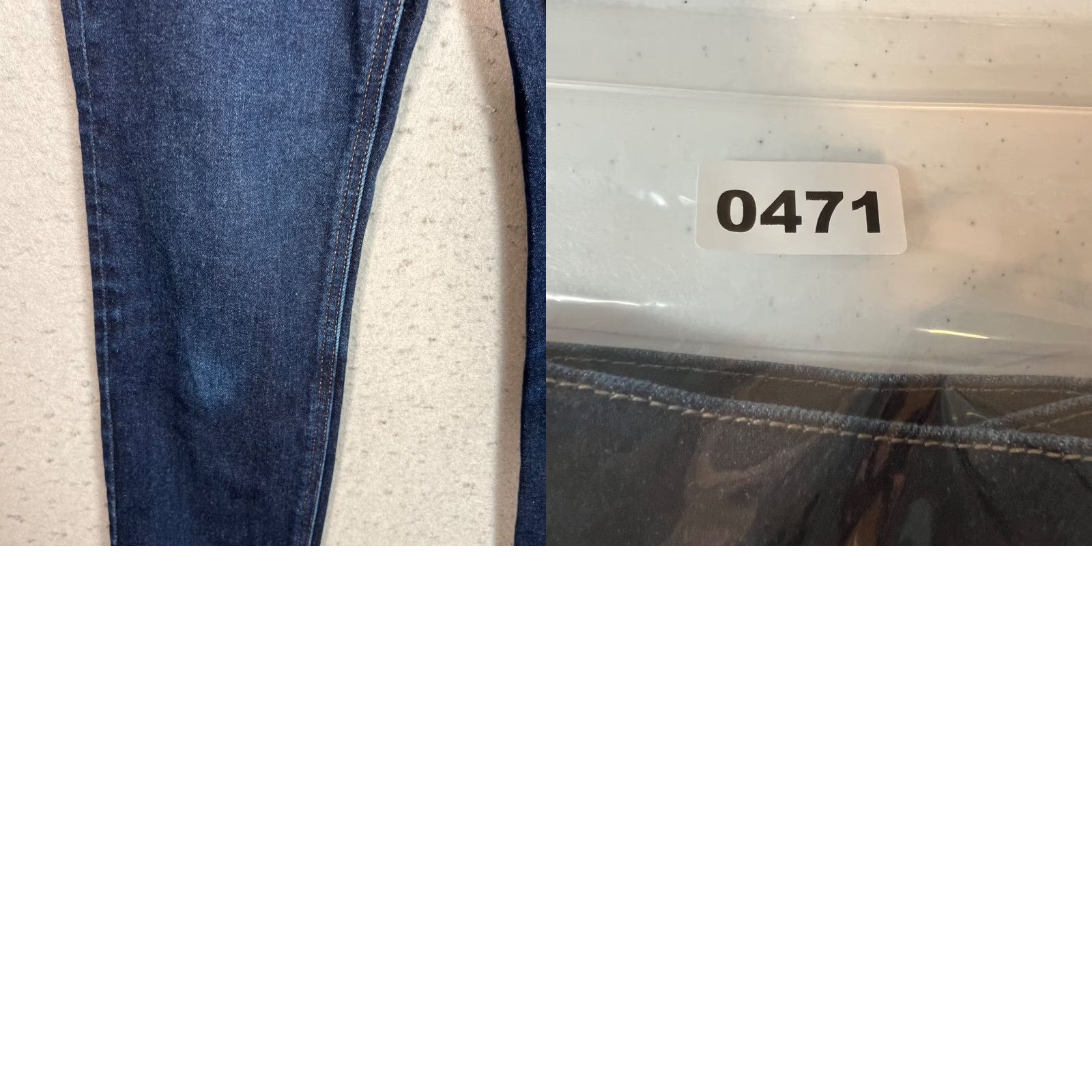 Uniqlo Uniqlo Womens Jeans Size 23 Mid-Rise Dark Wash Denim Skinny Size 40" / US 18 - 9 Thumbnail