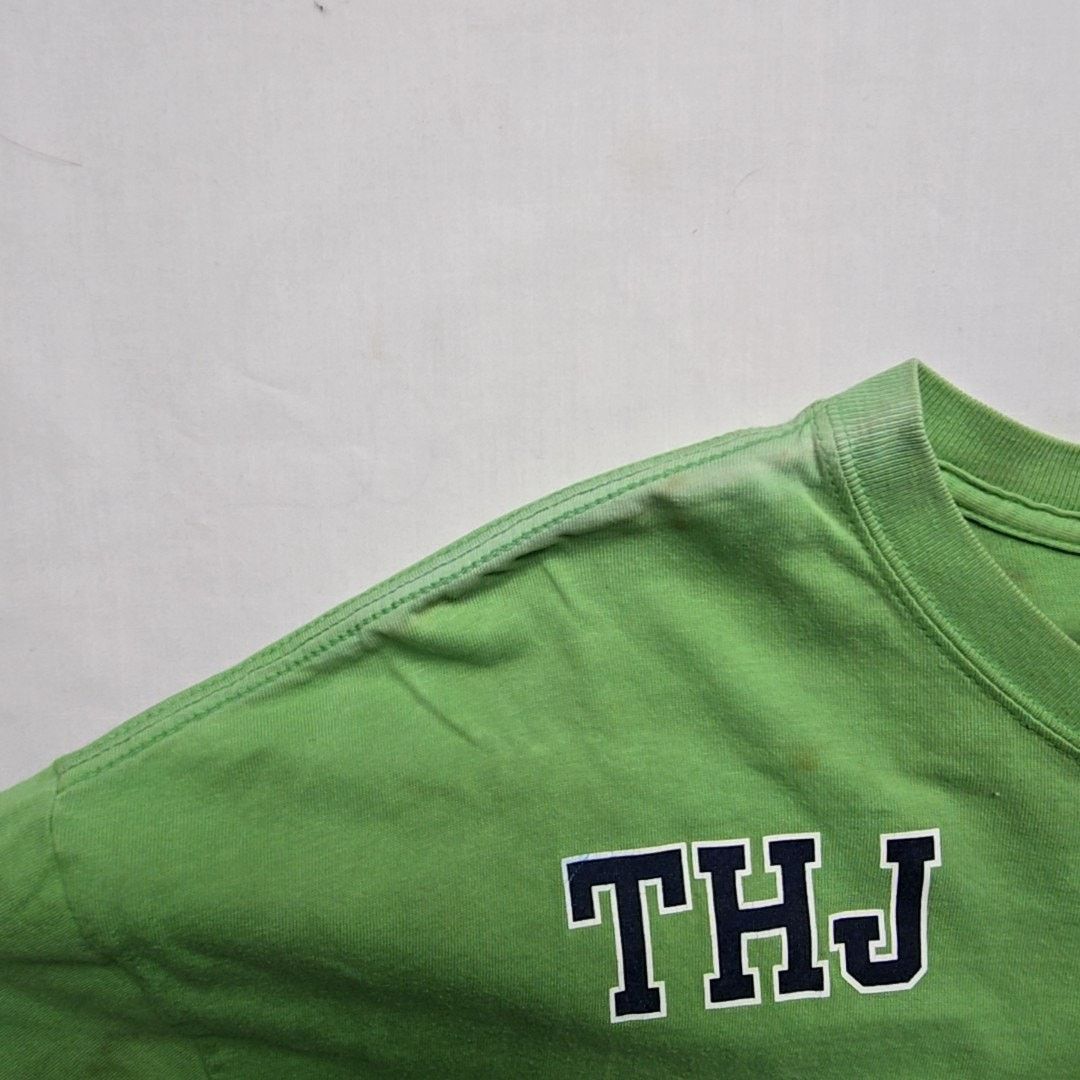 Tommy Jeans Tommy Jeans Graphic Tee Green Logo 85 Paint Stains L Shirt Size US L / EU 52-54 / 3 - 11 Thumbnail