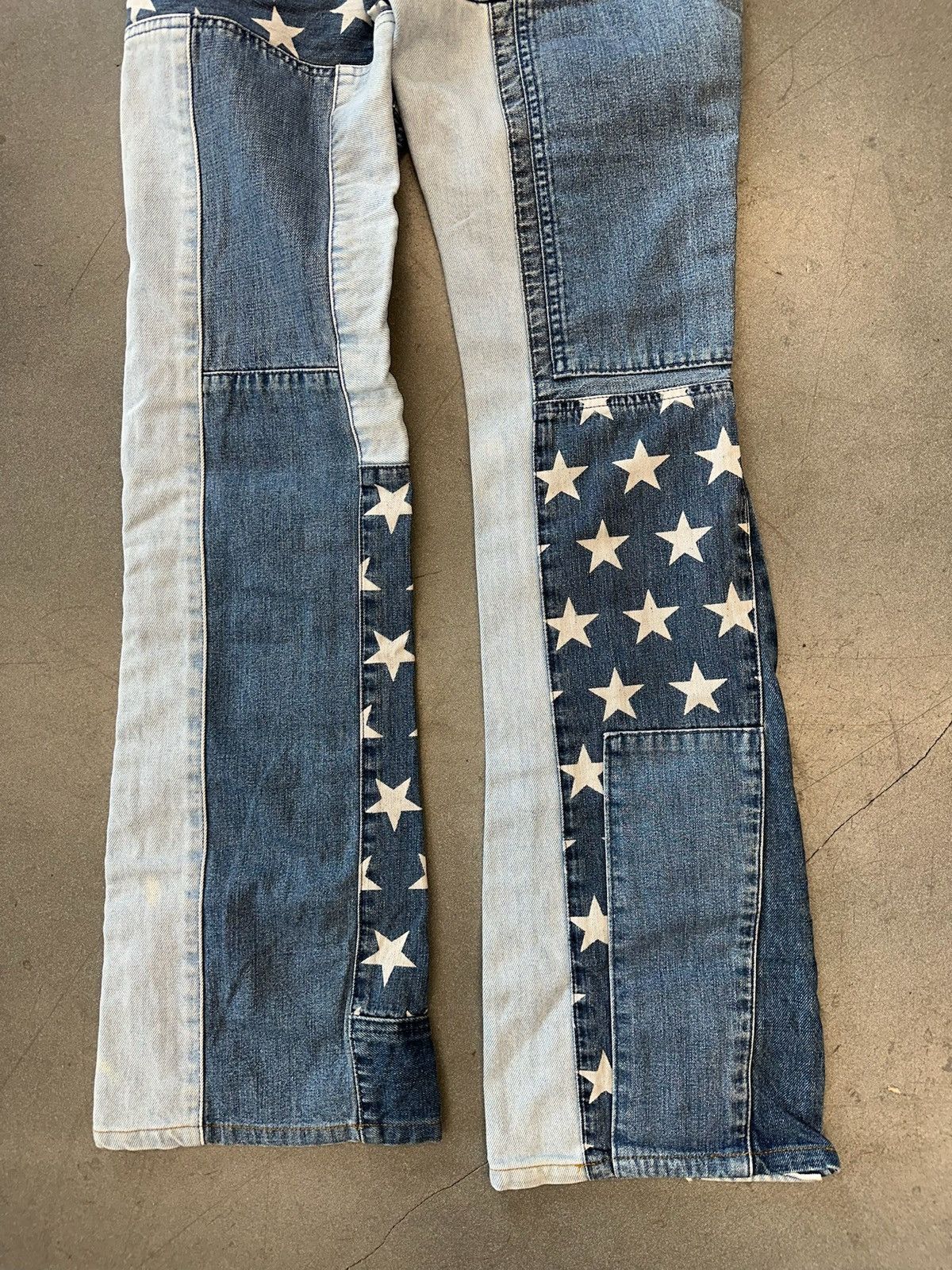 Hysteric Glamour Hysteric Glamour Denim Patchwork Pants Size US 26 / EU 42 - 7 Thumbnail