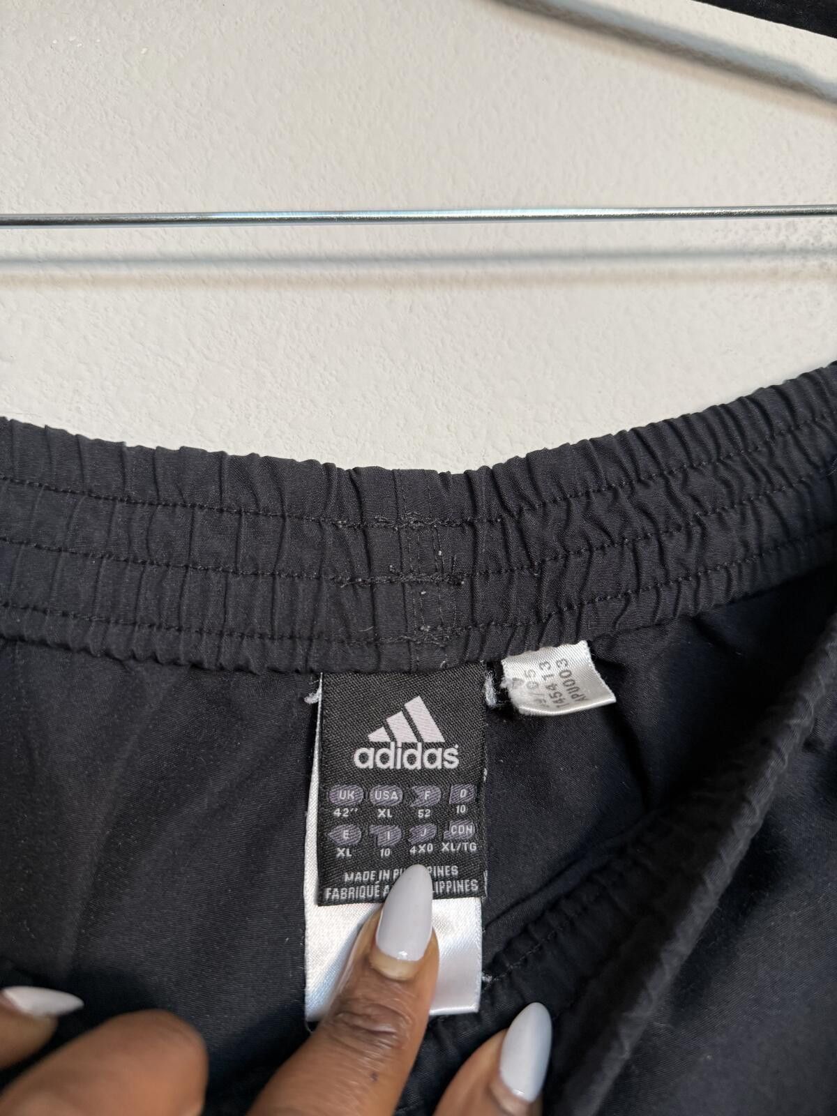 Adidas Adidas Black Athletic Shorts with White Accents XL Size US 36 / EU 52 - 3 Thumbnail