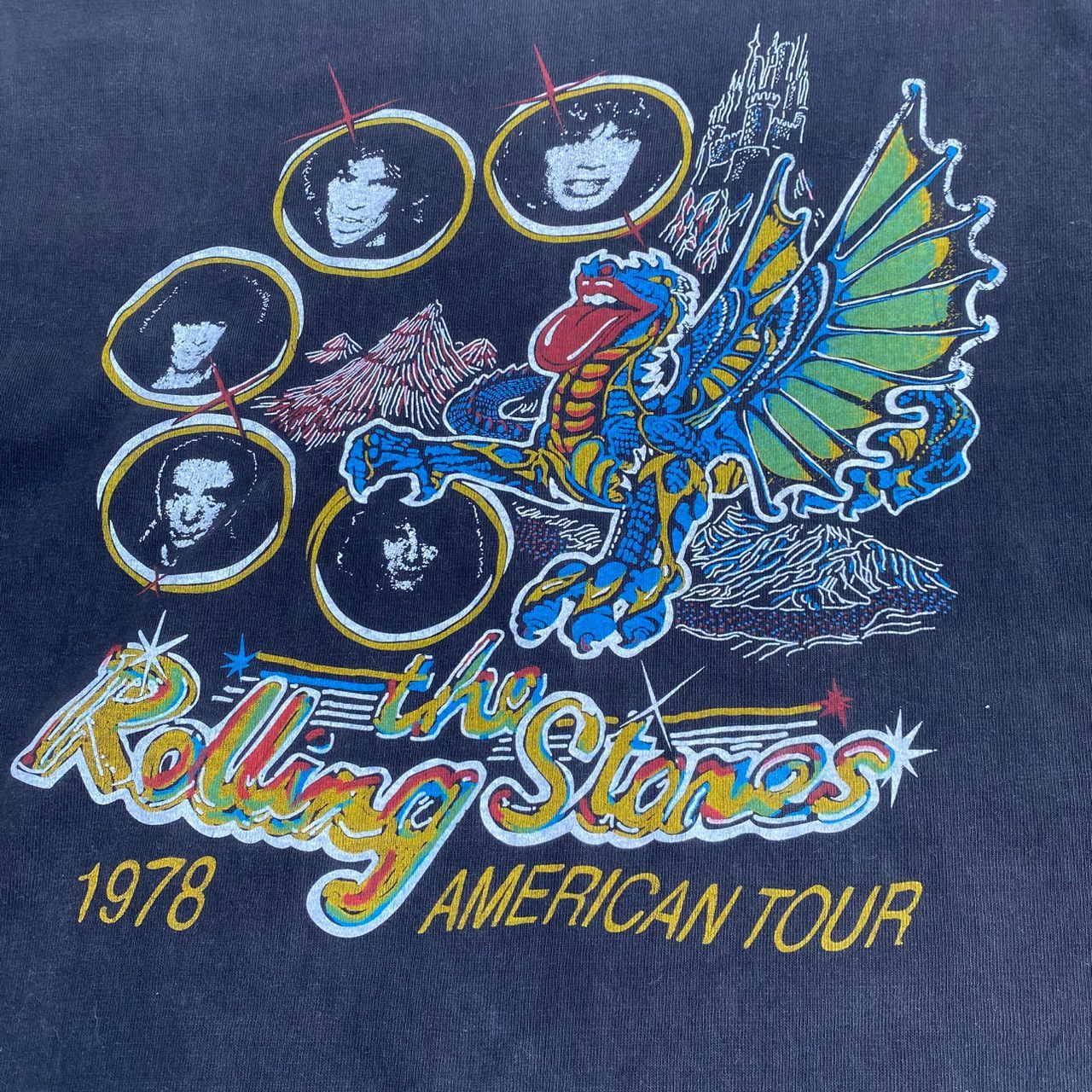 Band Tees Vintage The Rolling Stones 1978 American Tour Tshirt Size US S / EU 44-46 / 1 - 3 Thumbnail