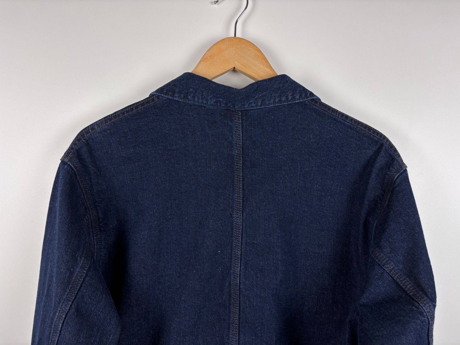 Uniqlo Mens Uniqlo Denim Overshirt Chore Jacket Navy Blue Size L Size US L / EU 52-54 / 3 - 6 Thumbnail