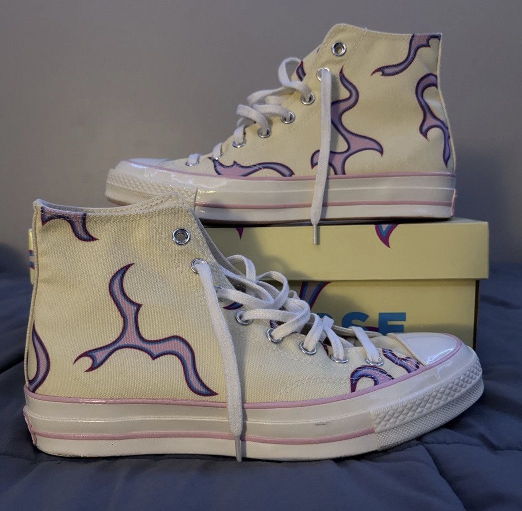 Converse × Golf le Fleur Converse Chuck 70 Golf Le Fleur Yellow Flame Size 8.5 Mens Size US 8.5 / EU 41-42 - 3 Thumbnail