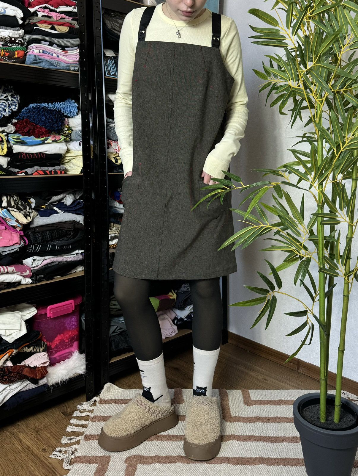 Cop Copine VINTAGE COP COPINE 2000s CLASIC MIDI DRESS Size M / US 6-8 / IT 42-44 - 2 Thumbnail