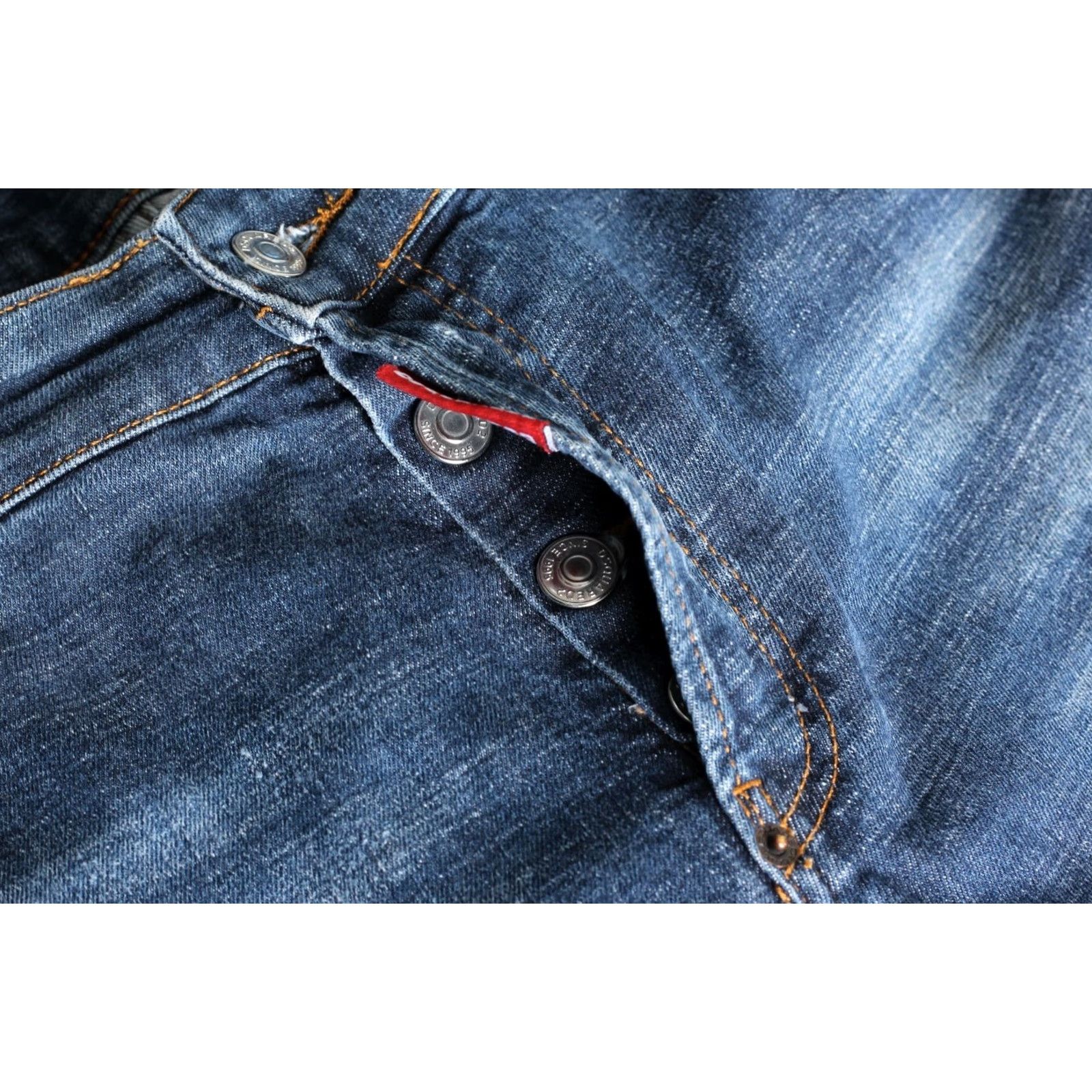 Dsquared2 DSQUARED2 Jeans Men Slim Fit Stretch 34x31 DZ7597 Blue Denim 5-Pocket Designer Vintage No Size US 36 / EU 52 - 6 Thumbnail