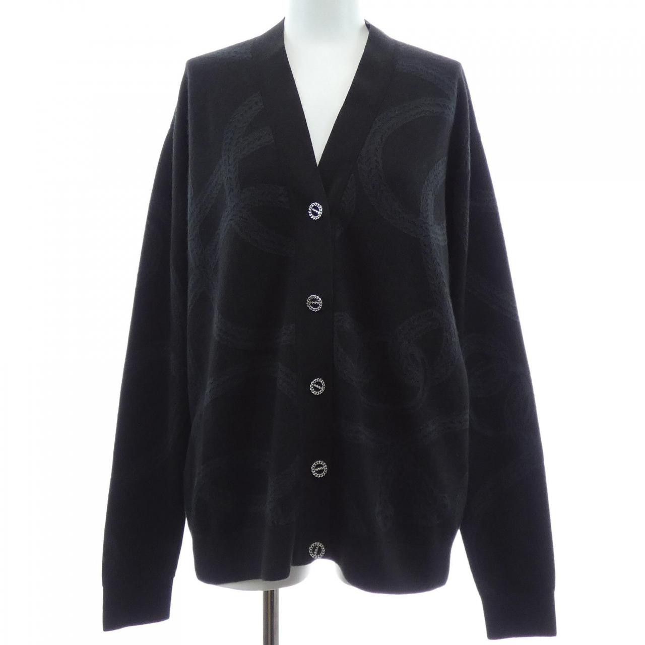 Hermes Hermes Hermes Parfums Remix Cashmere Cardigan Textile Tops DUTY FREE for USA Size ONE SIZE - 1 Thumbnail